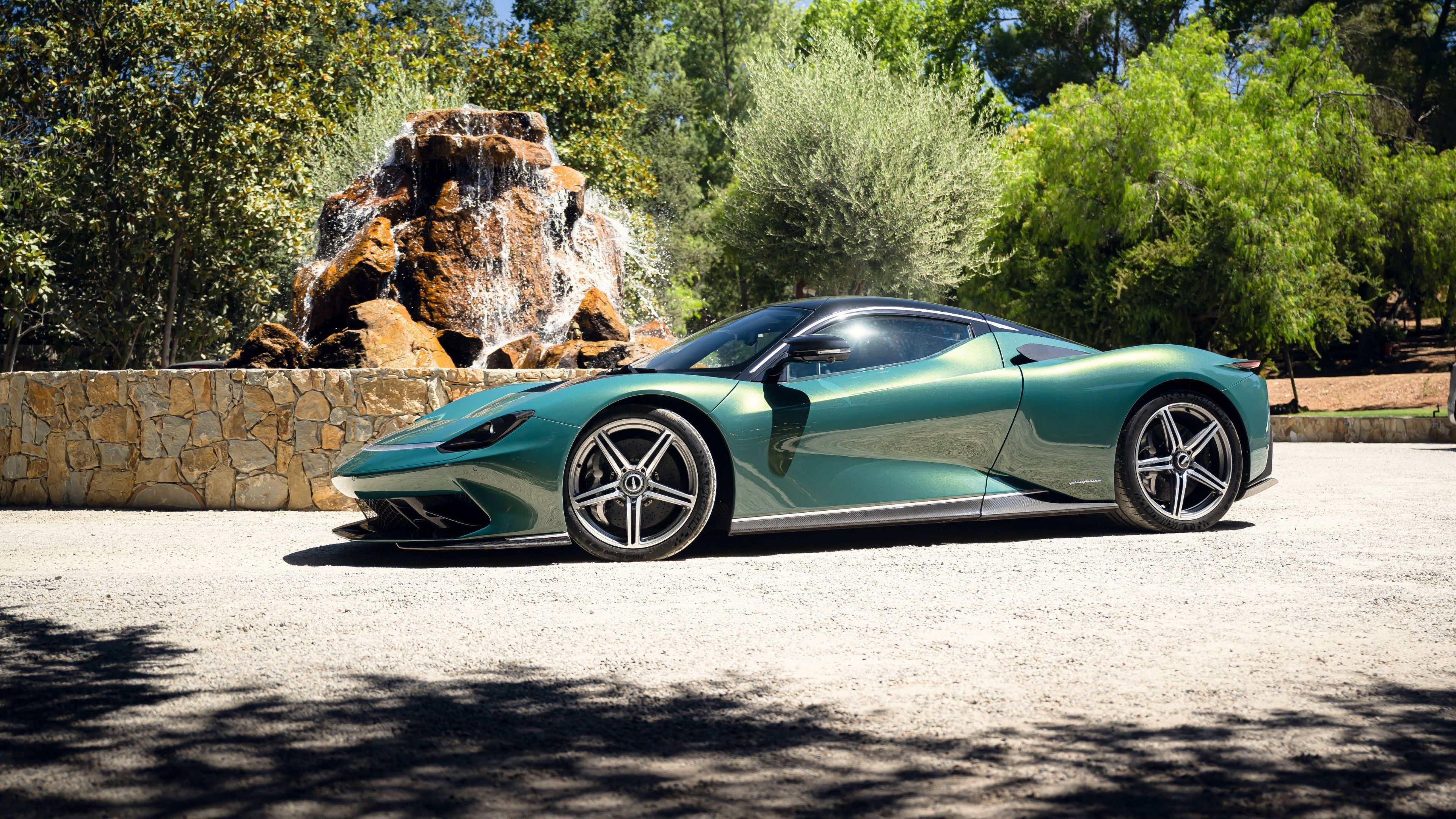 3840x2160 Pininfarina Battista Car Nature Background 4K HD Cars Wallpaper