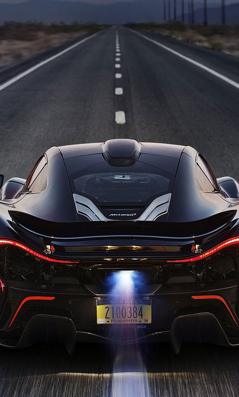 800x1327 McLaren P1 Back Race, auto, car, carros, fast, landscape, nature, race, road, HD phone wallpaper