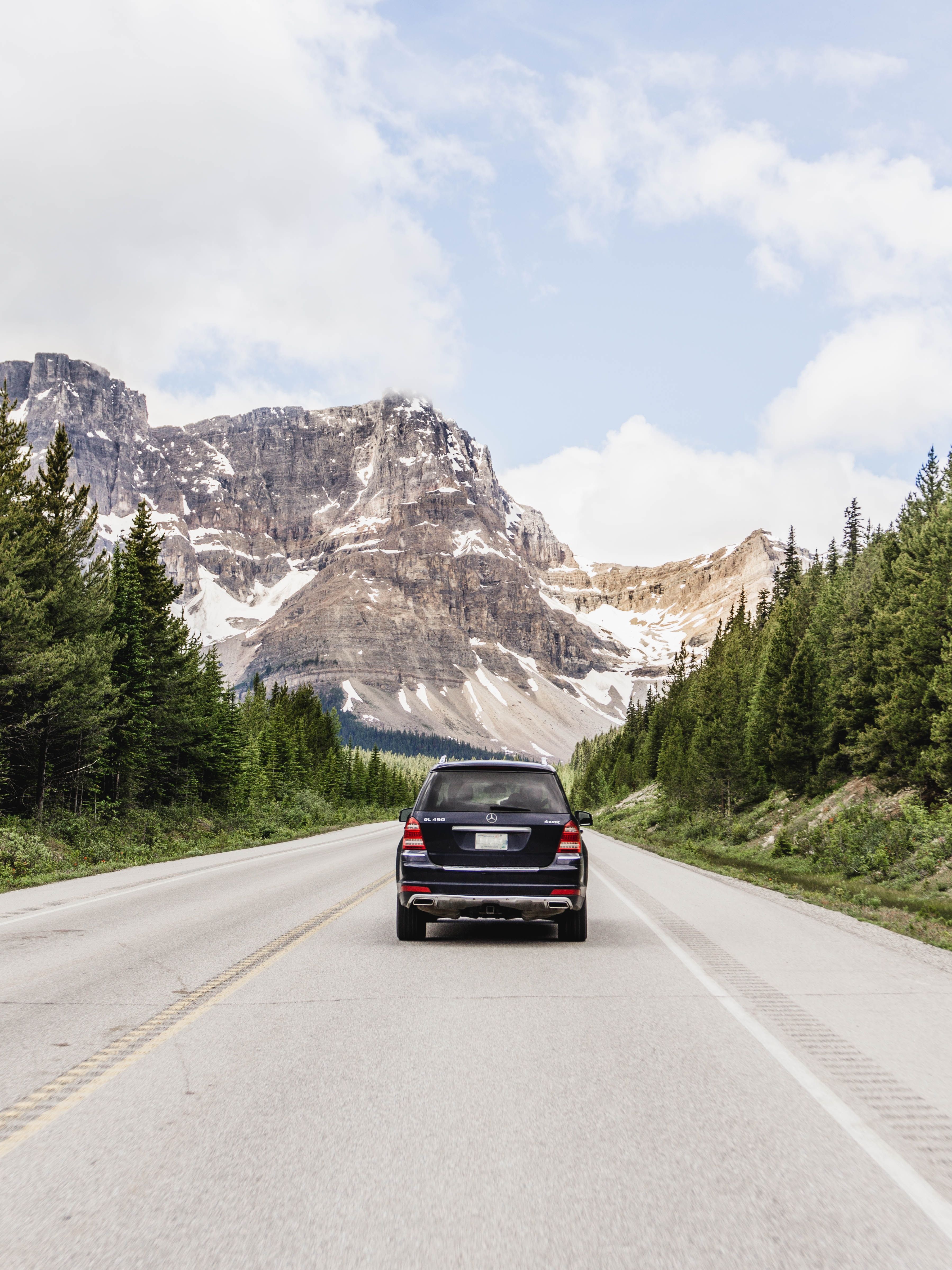 3597x4796 Desktop wallpaper: Nature, Mountains, Cars, Road, Car, Suv 4K free download for PC. 143049