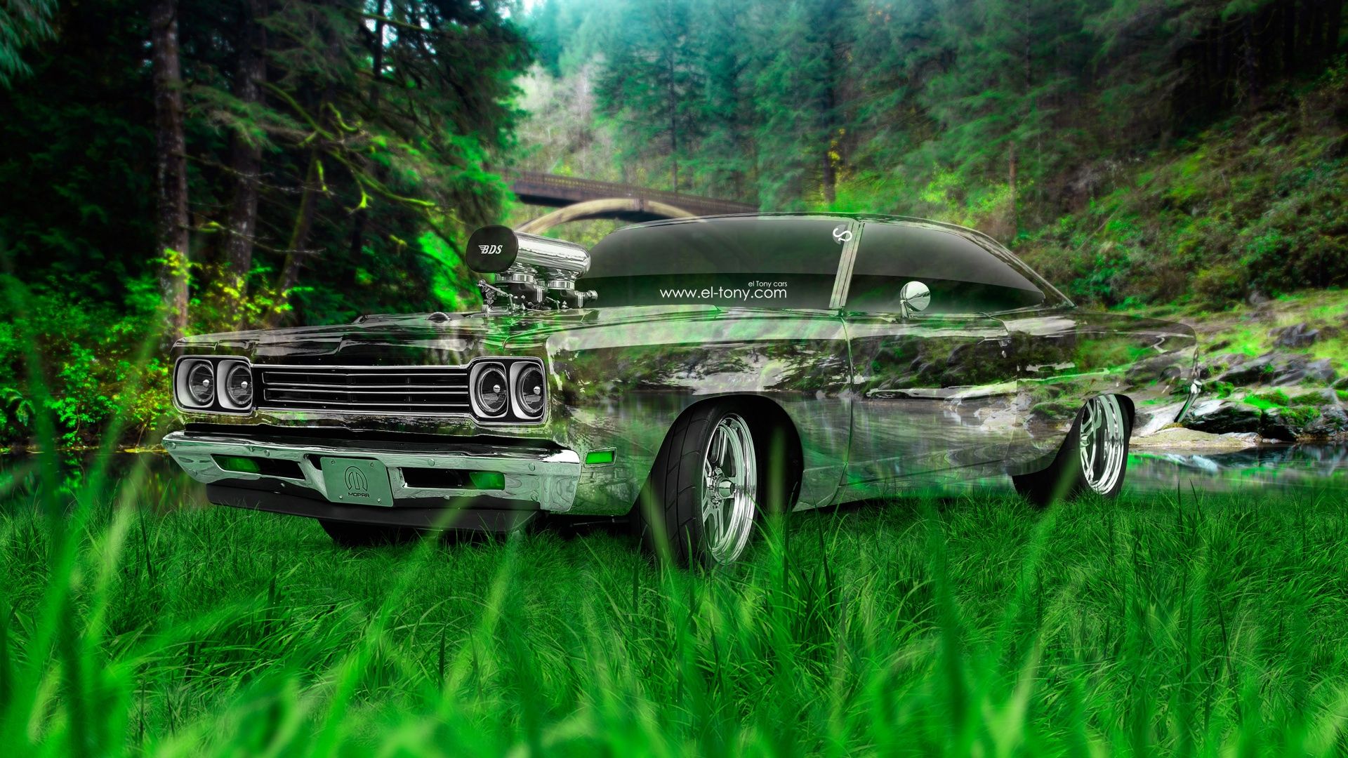 1920x1080 Plymouth Road Runner 1969 Tuning Muscle Crystal Nature Car 2015 4K UHD Wallpaper for UltraHD Desktop and TV : Widescreen and UltraWide Display : Smartphone and Tablet Devices