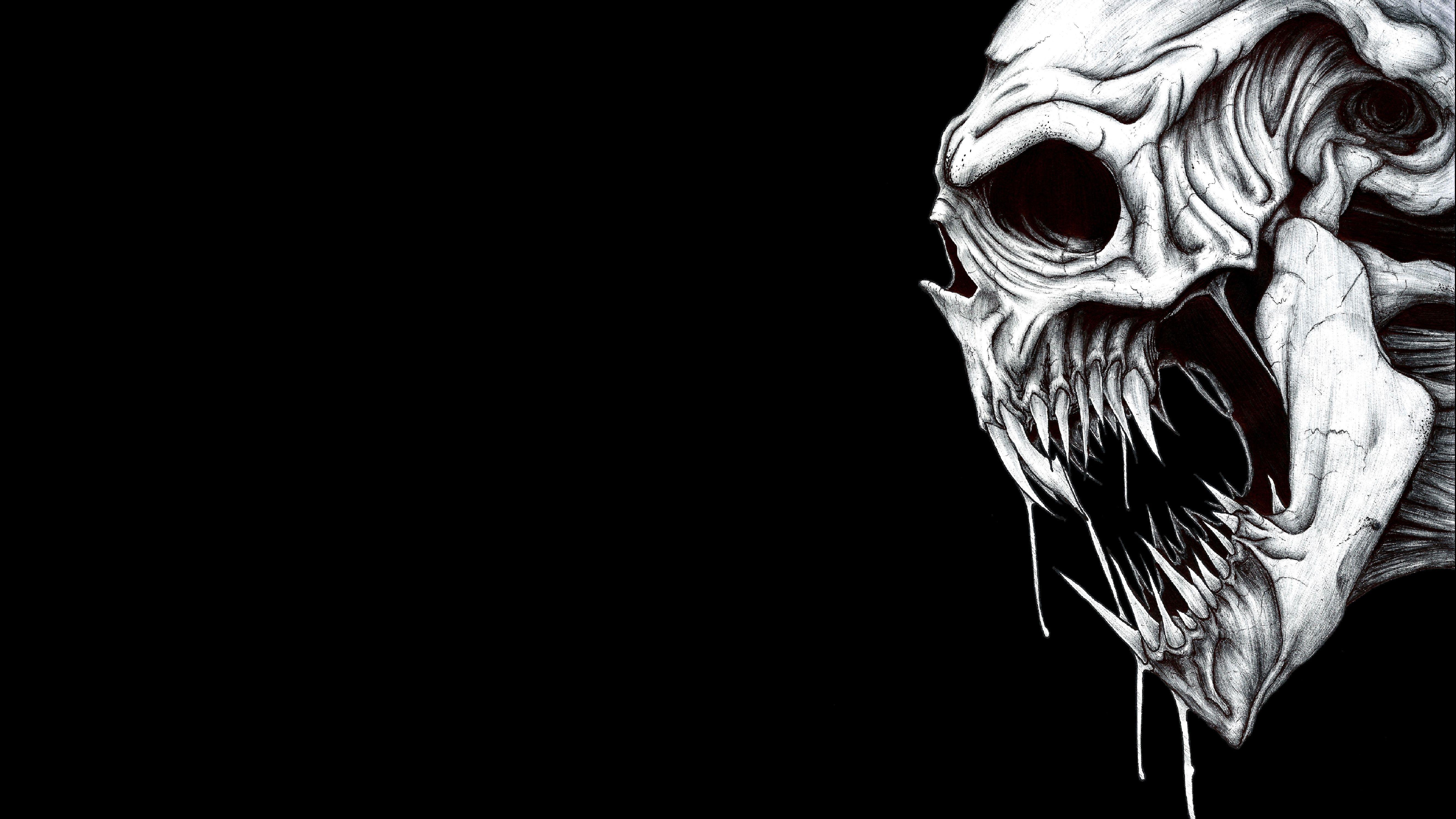 5300x2981 Skull Background