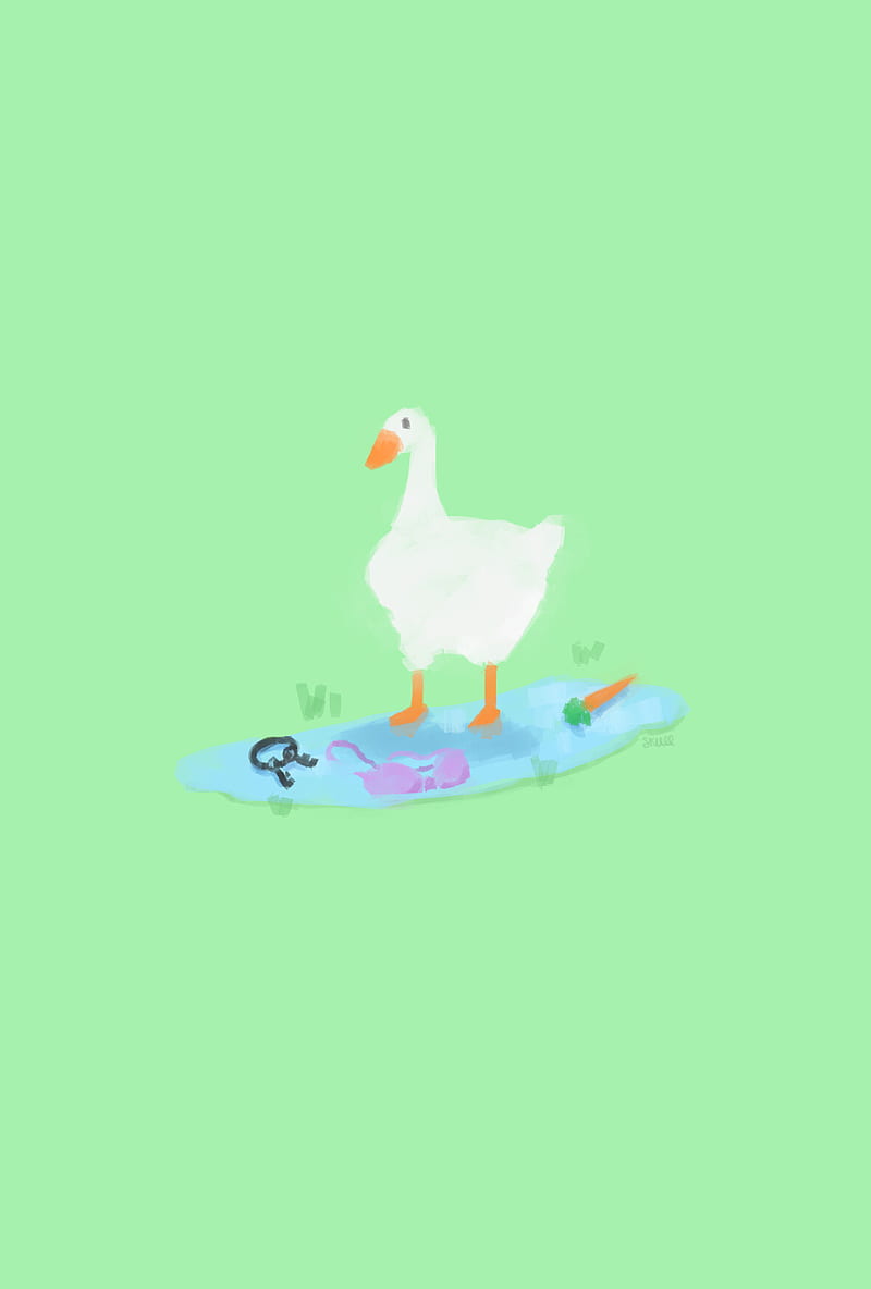 800x1184 the horrible goose, Untitled Goose Game, HD phone wallpaper