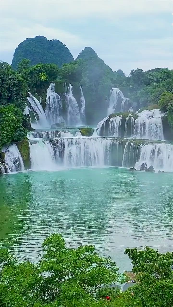 720x1280 Do you like waterfalls like this? #waterfall #landscape #river