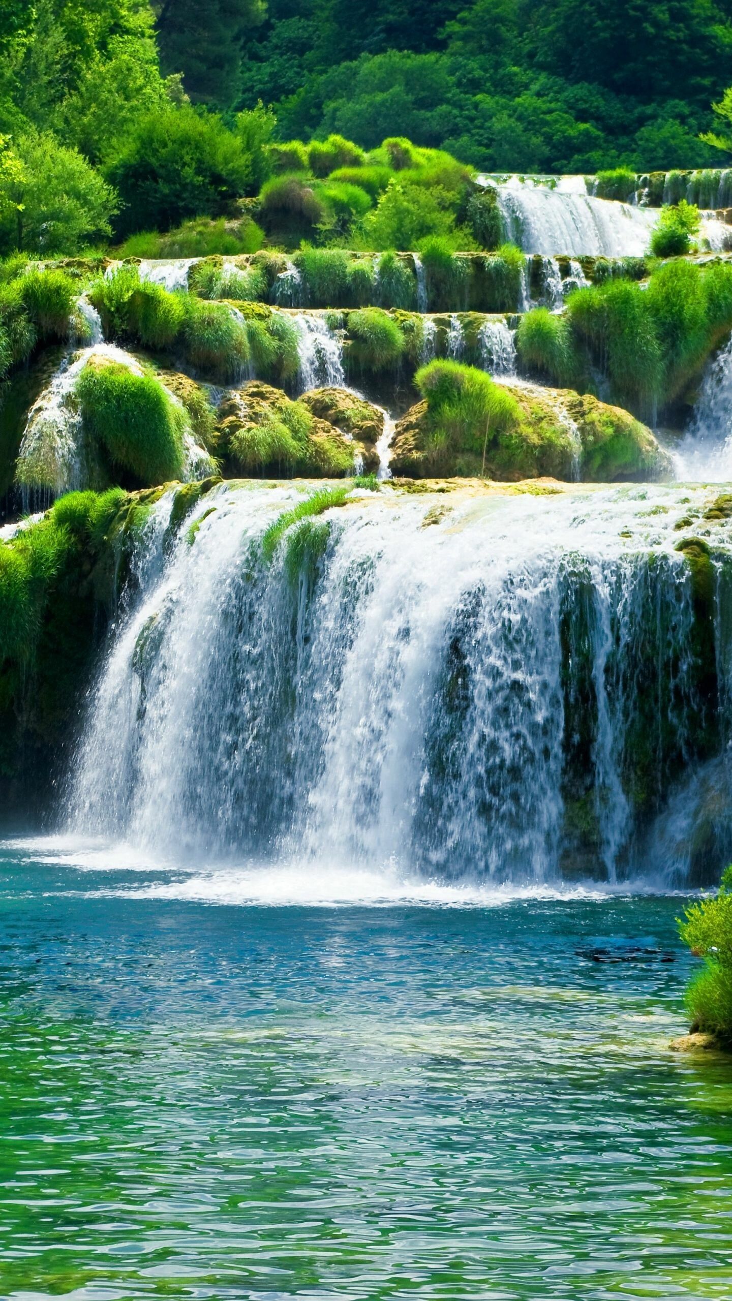 1440x2560 Waterfall Wallpaper