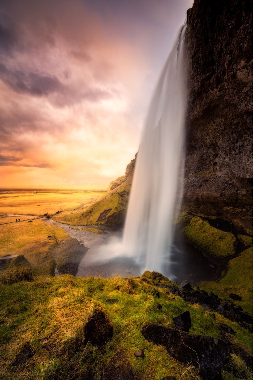 825x1235 Mystical Waterfall Wallpaper Mural Your Way