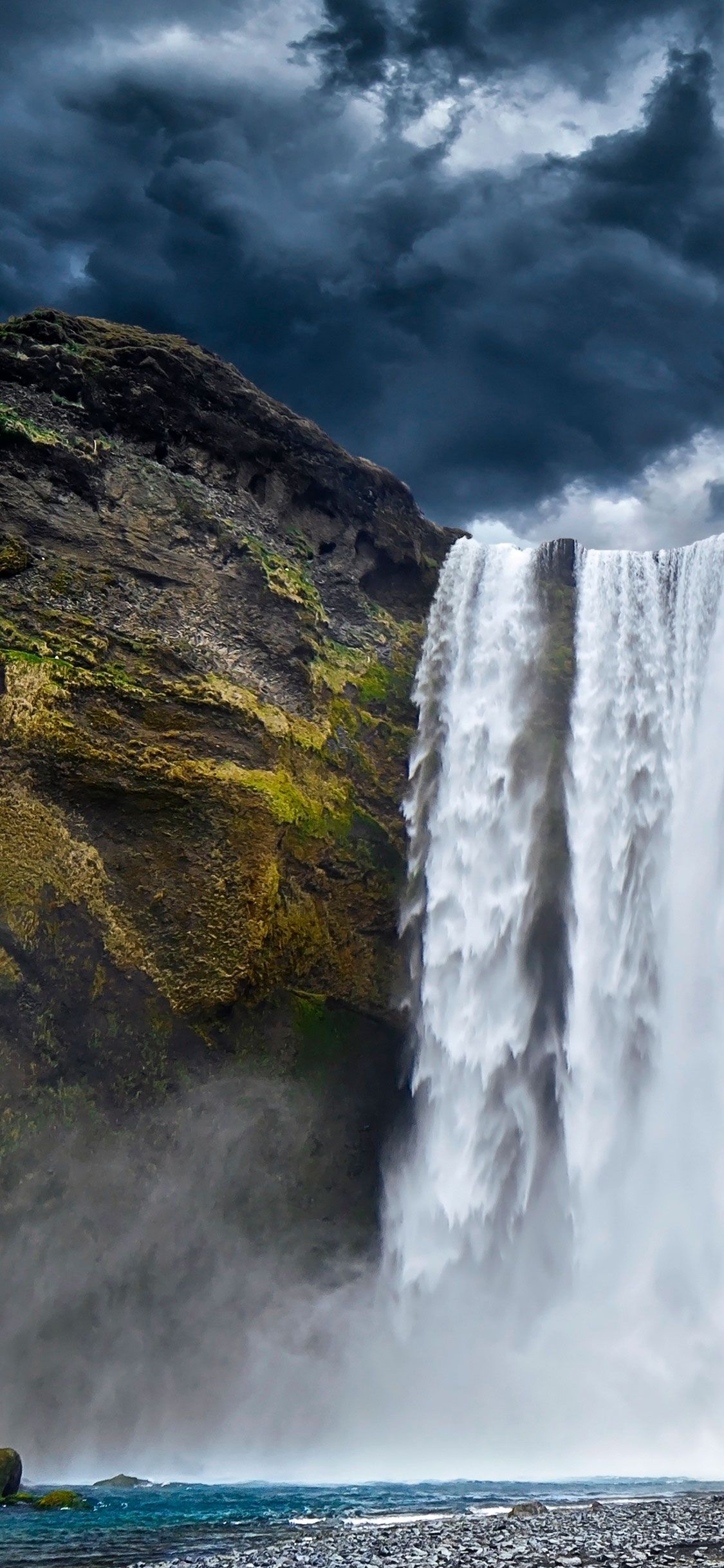 1125x2436 Waterfall Wallpaper for iPhone Pro Max, X, 6
