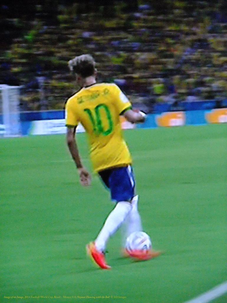 770x1026 Image of an Image, 2014 Football World Cup, Brazil 0- Neymar Dancing with the Ball Photography
