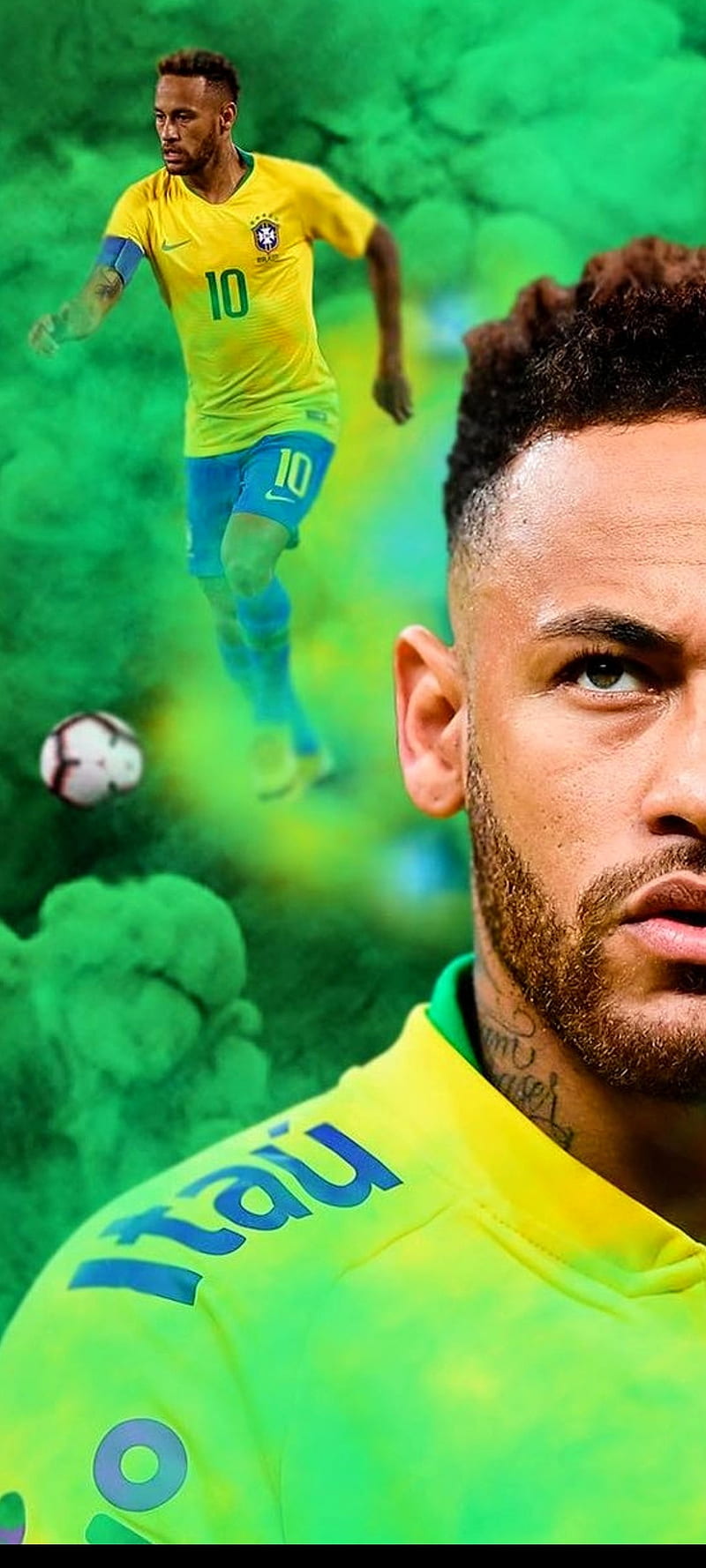 800x1778 HD neymar brazil 10 wallpaper