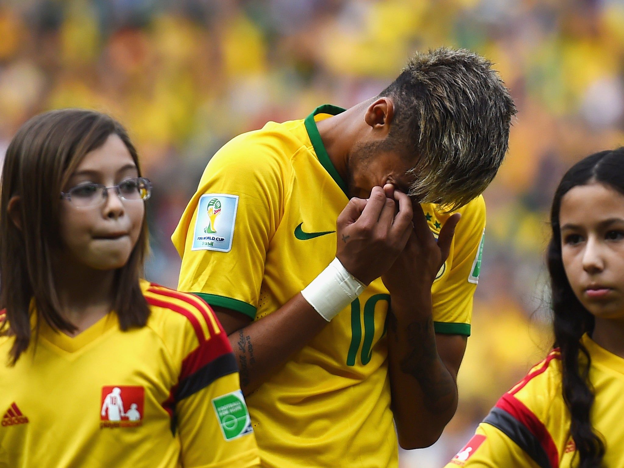2048x1536 Neymar World Cup 2014: Tearful Star Puts On A Show But The Rest Are Just Not Good Enough As Brazil Held To 0 0 Draw By Mexico