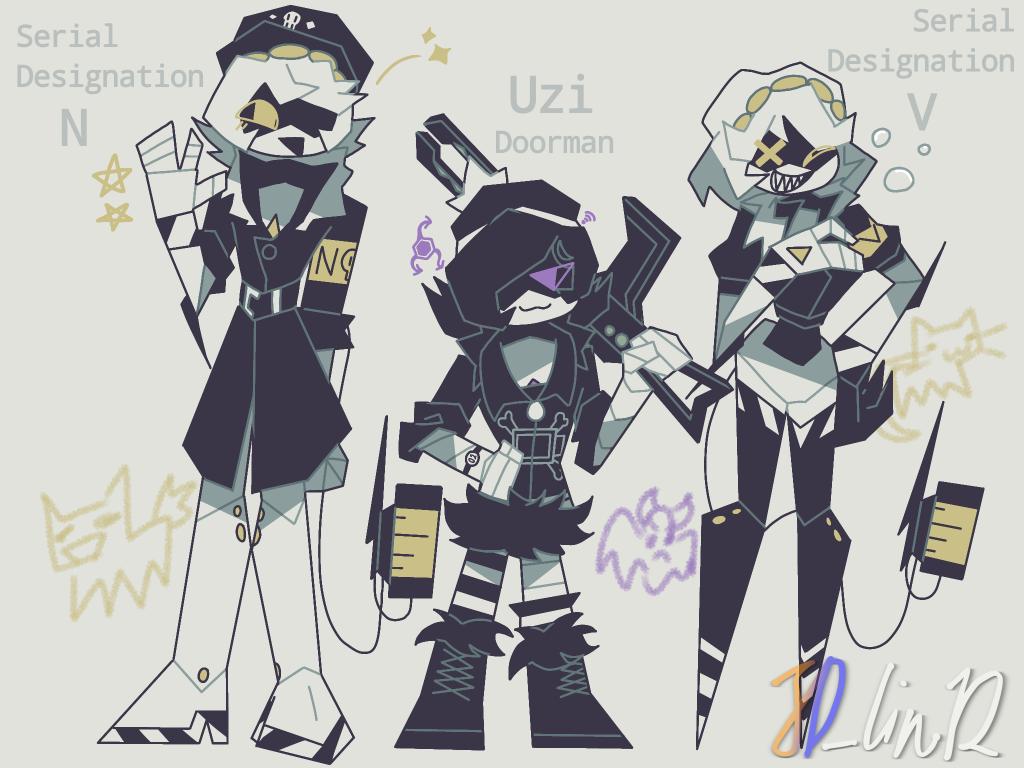 1024x768 Redraw >:) #murderdrones #fundamentalpapereducation #FPE #SerialDesignacionN #UziDoorman #SerialDesignacionV #fanart