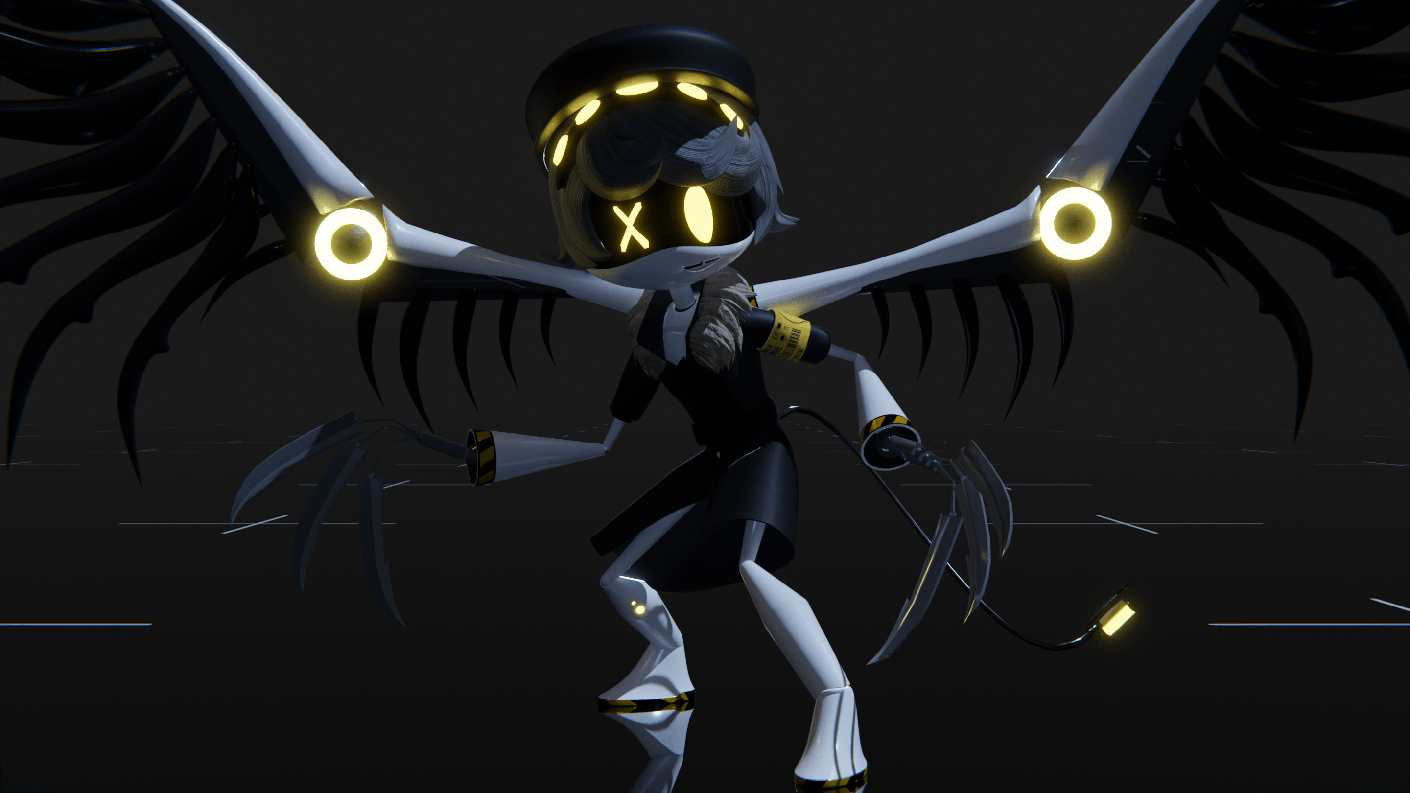 2880x1620 N Murder Drones modified model