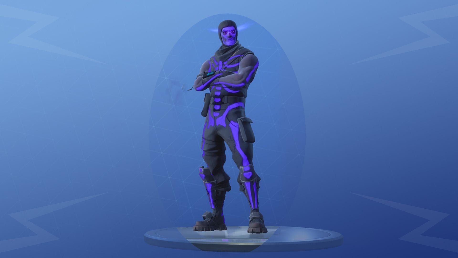1920x1080 Purple Skull Trooper Wallpaper