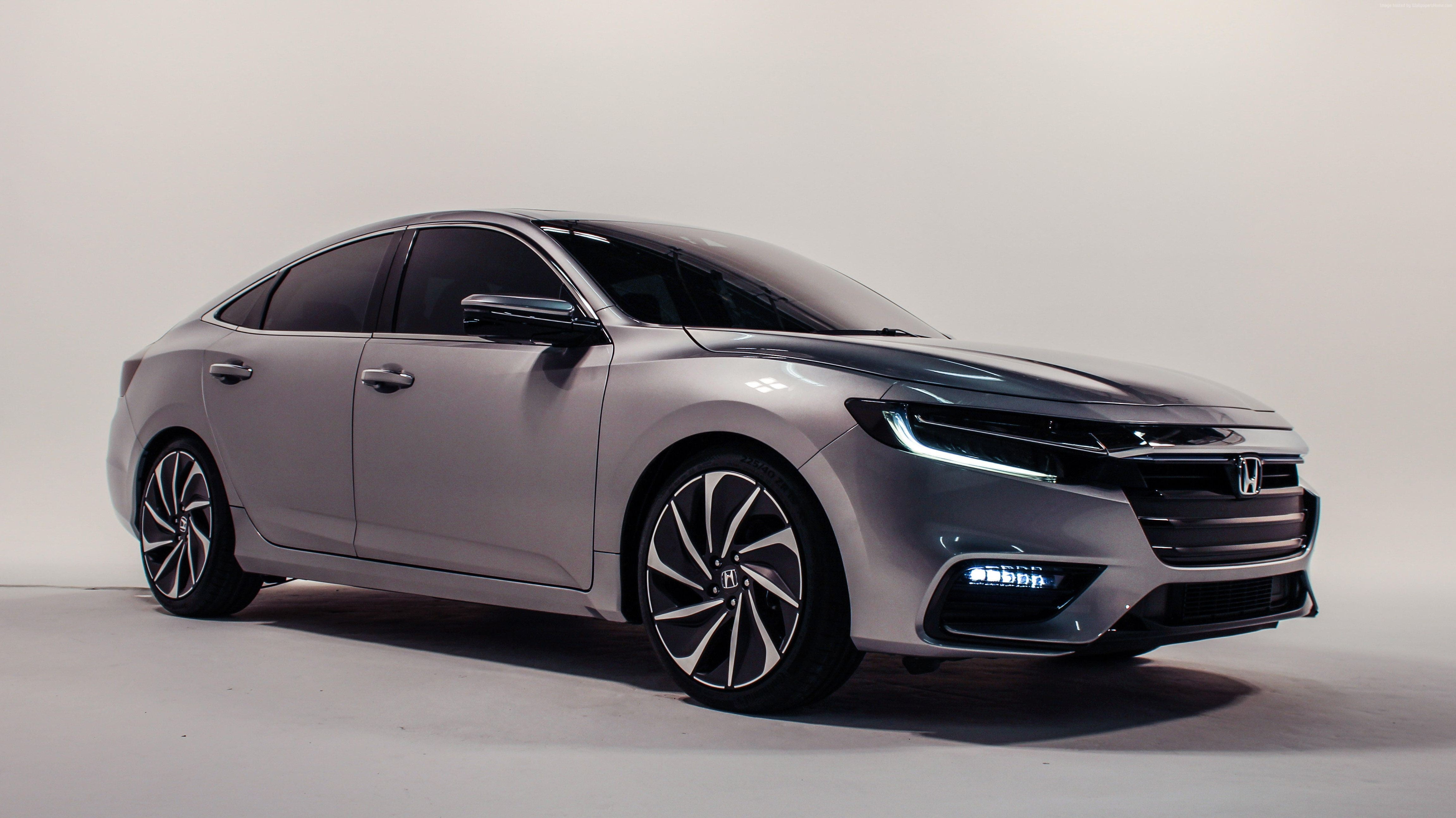 4605x2588 Silver Honda sedan, Honda Insight, 2018 Cars, 4k HD wallpaper