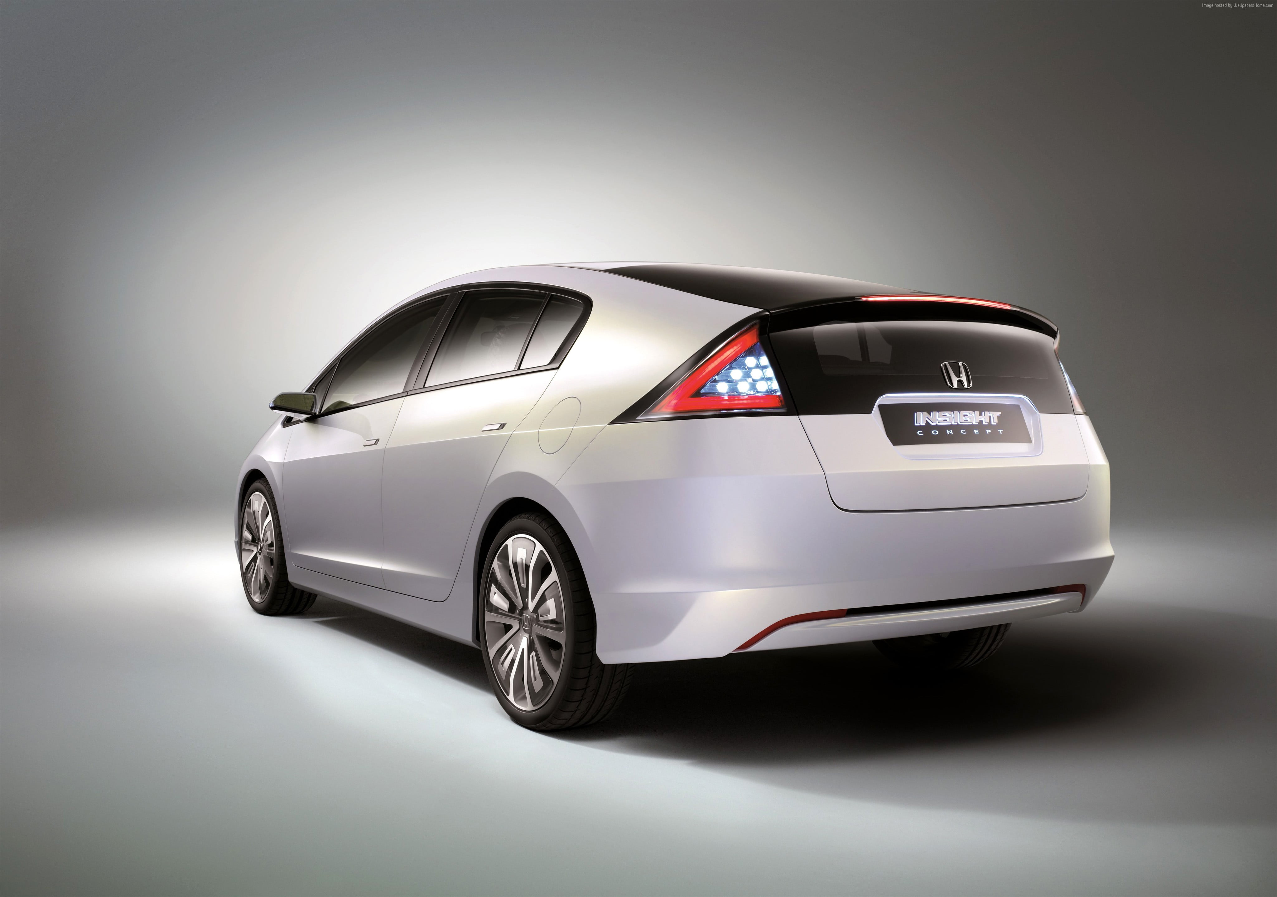 4096x2879 Silver sedan, Honda Insight, 2018 Cars, 4k HD wallpaper