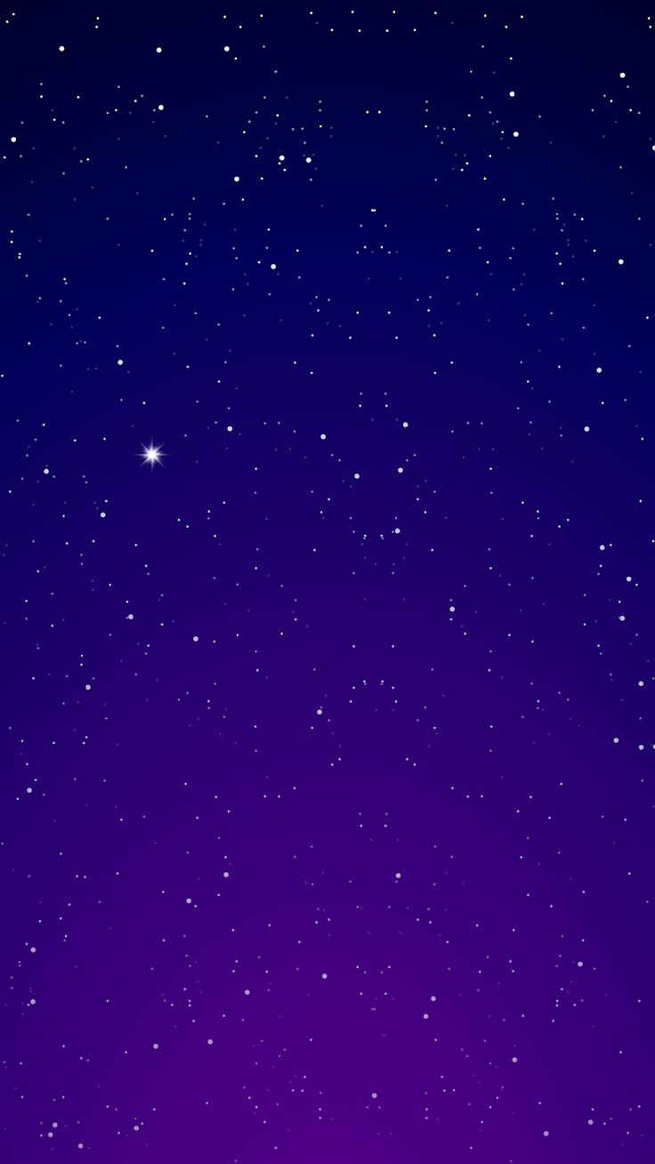 736x1308 Simple Starry Night Purple Sky Wallpaper in 4K for Your Phone