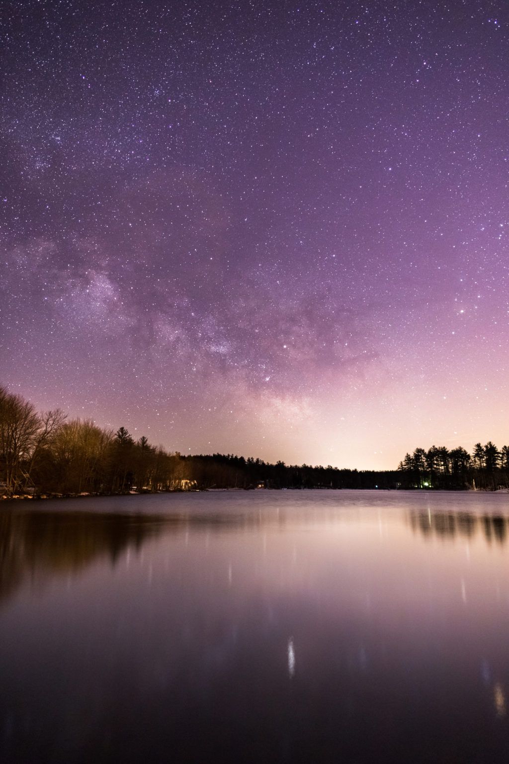 1024x1536 Purple Night Sky Photo Download