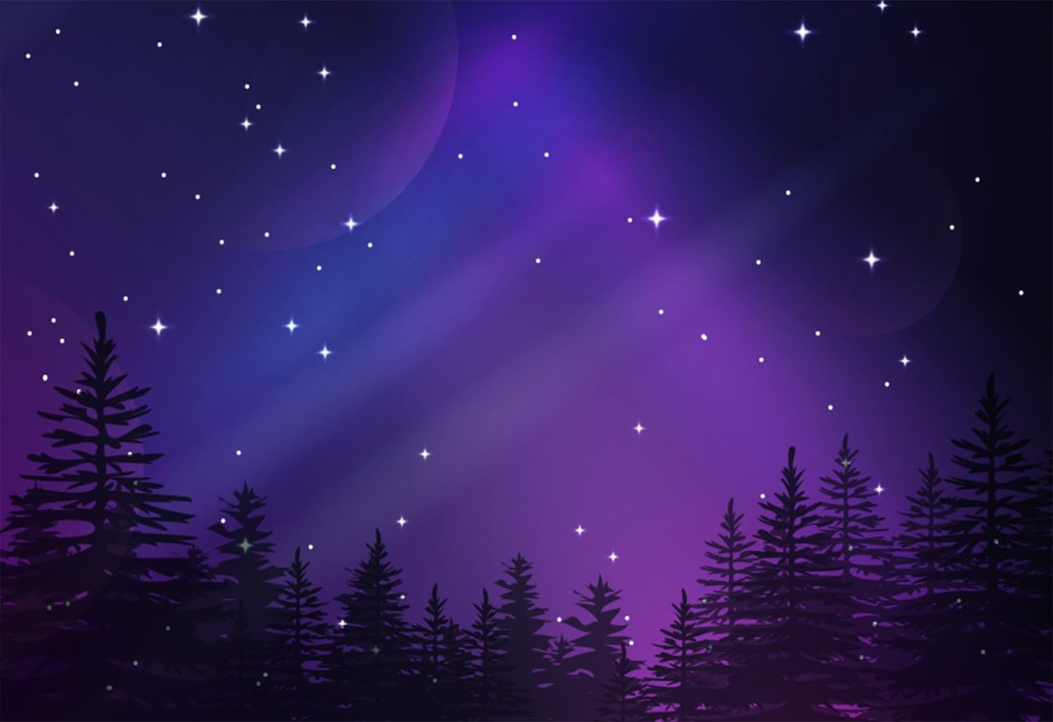 1500x1029 Amazon.com : 7x5ft Purple Starry Night Forest Backdrop Starry Sky Dreamy Forest Fir Trees Pine Trees Photography Background Beautiful Galaxy Stars Parties Events Decor Newborn Baby Shower Photo Studio Props