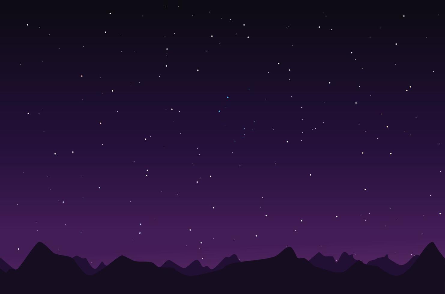 1482x980 Starry Purple Night Sky Star Vector Illustration for Universe Space Astronomy Education or Background Graphic Element
