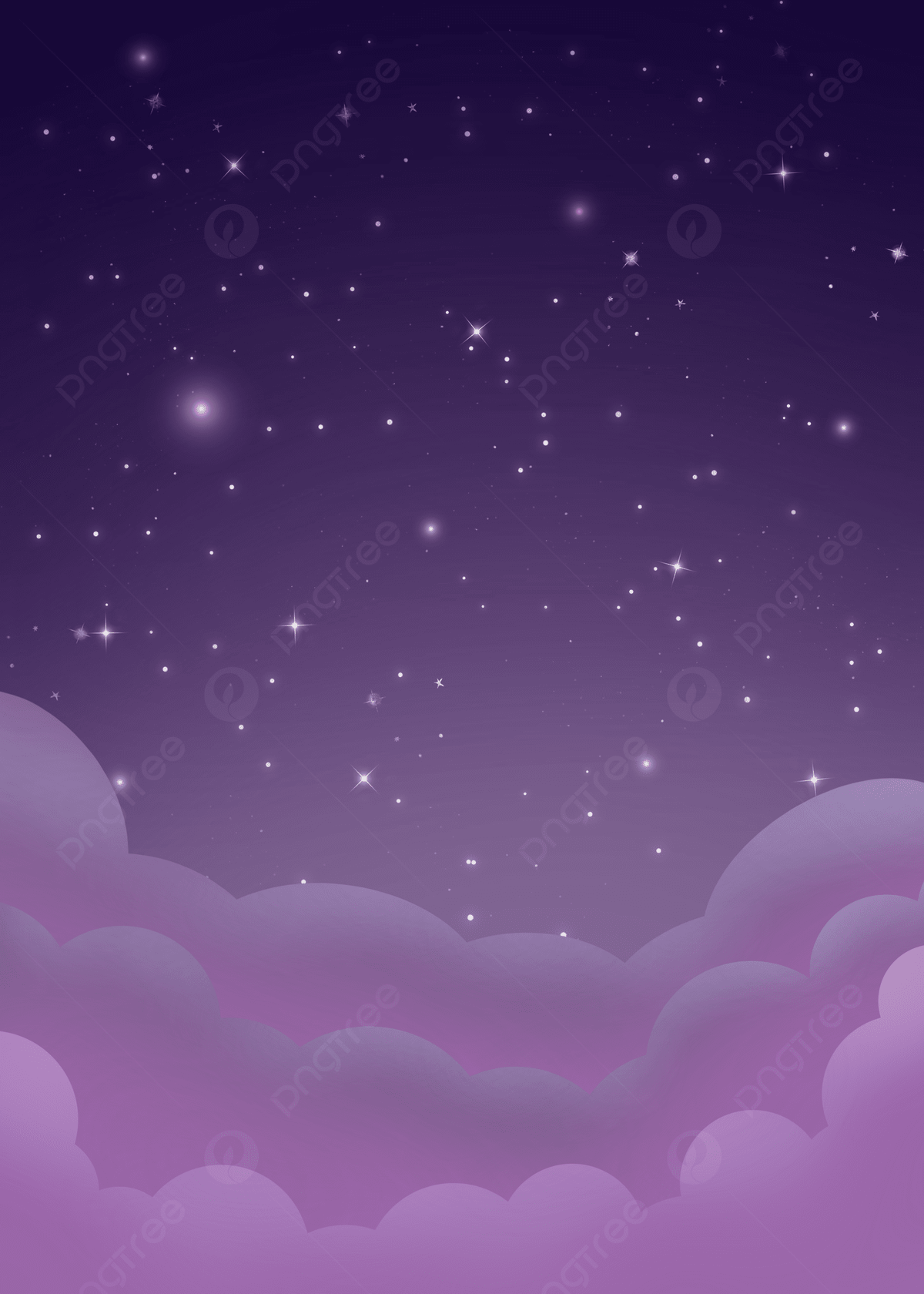 1200x1680 Purple Starry Sky Background Image, HD Picture and Wallpaper For Free Download