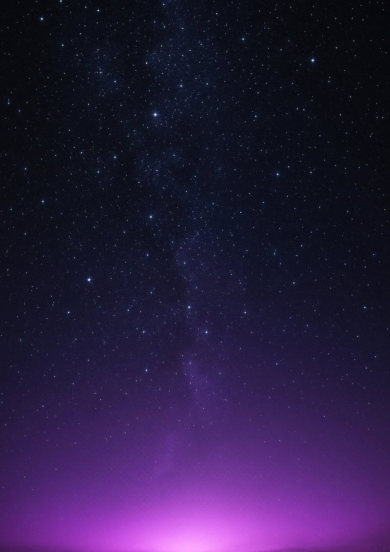 800x1131 Stunning purple starry sky wallpaper