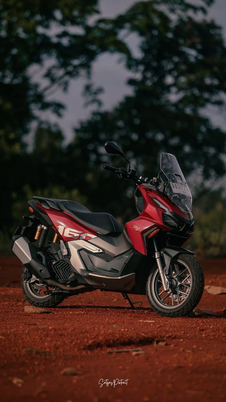736x1308 Honda Adv 160 2022 Abs Red Glossy
