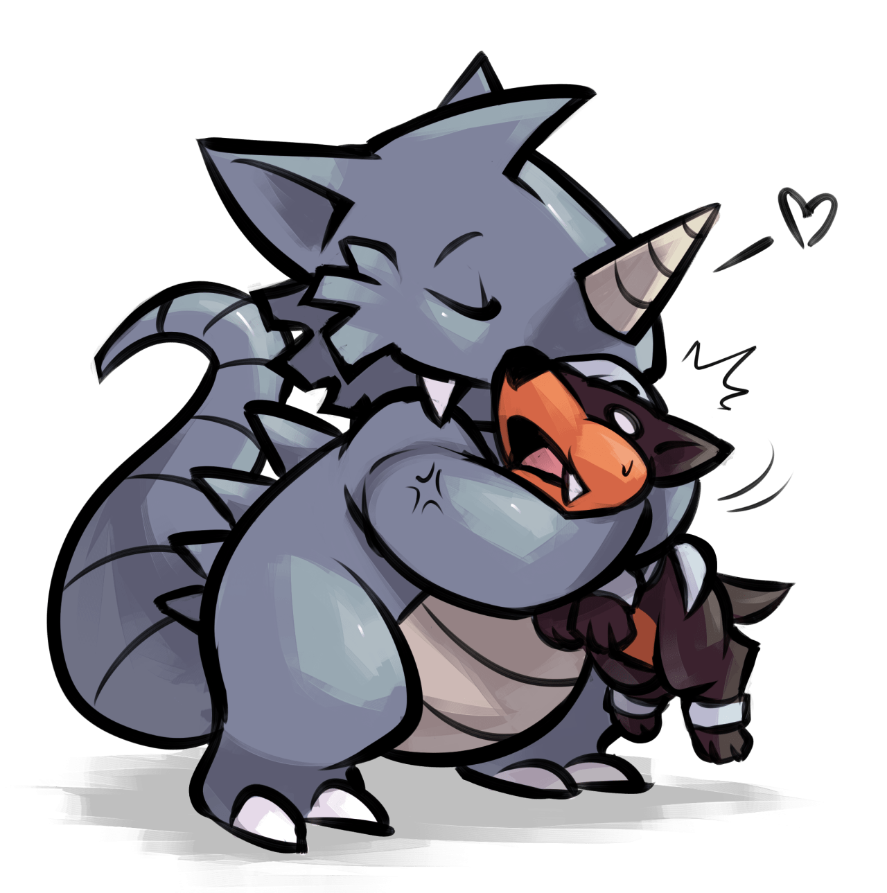 1280x1289 Rhydon Pokemon PNG Image Transparent Free Download