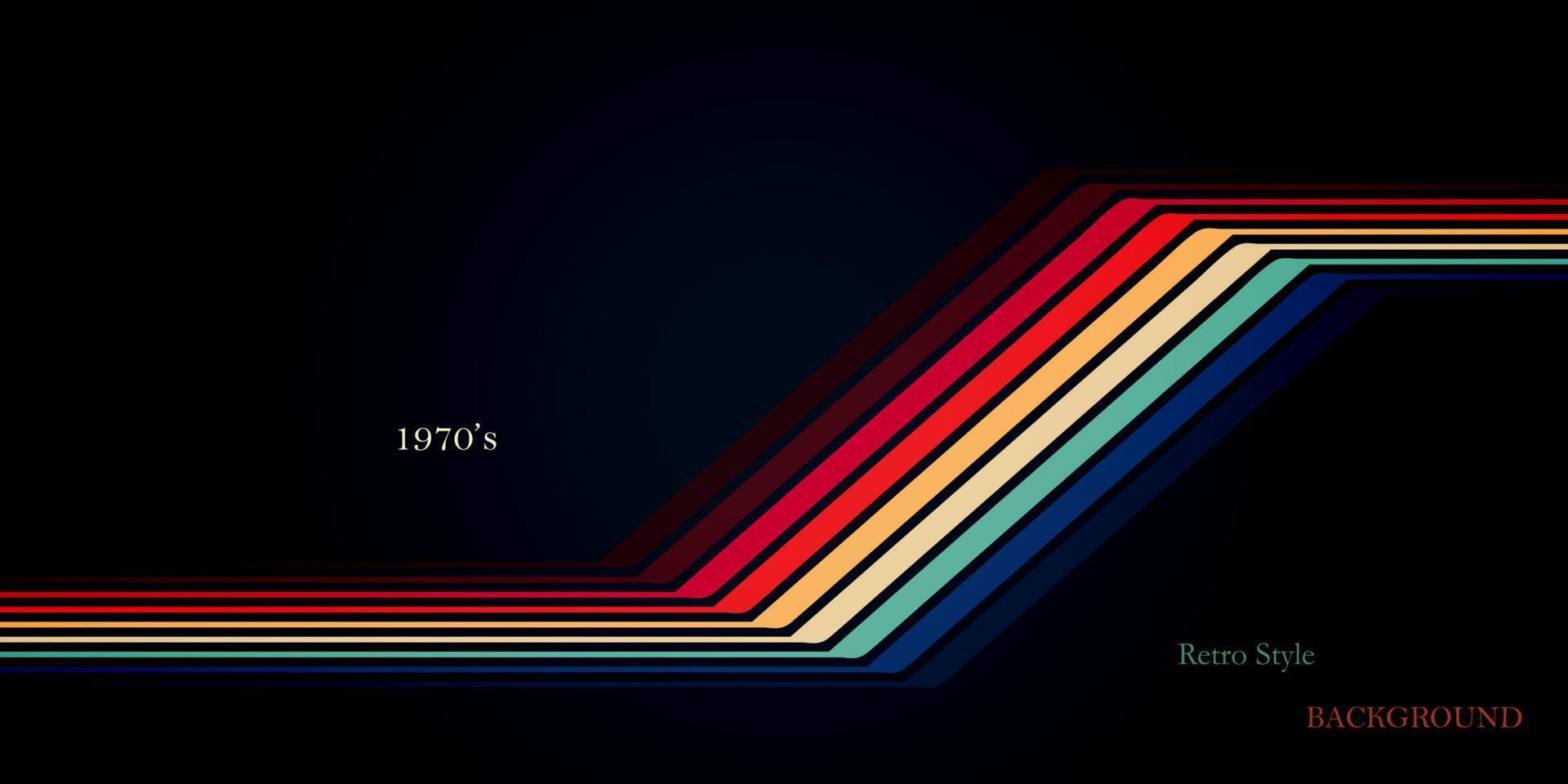 1920x960 Technology background retro style 1970s vintage design