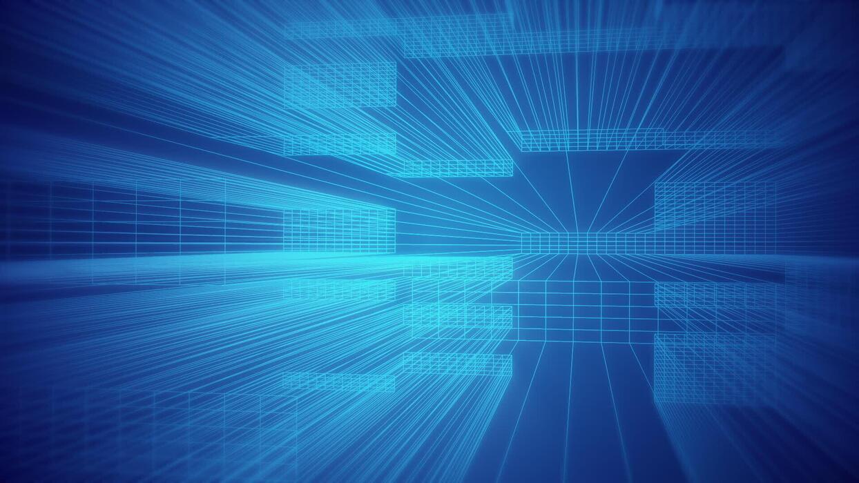 1244x700 Retro blue wireframe grid motion background animation. This 1980s style vintage computer graphics technology background is full HD and a seamless loop