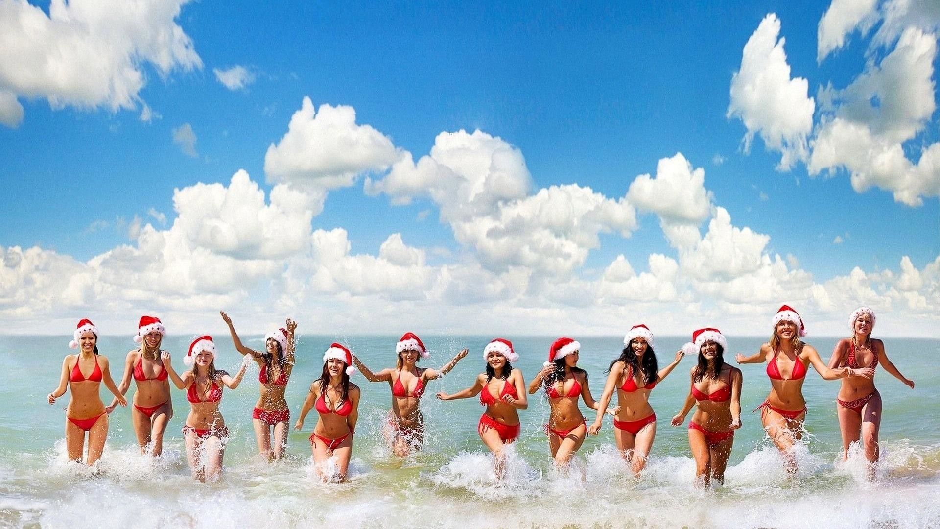 1920x1080 People On Beaches Wallpaper