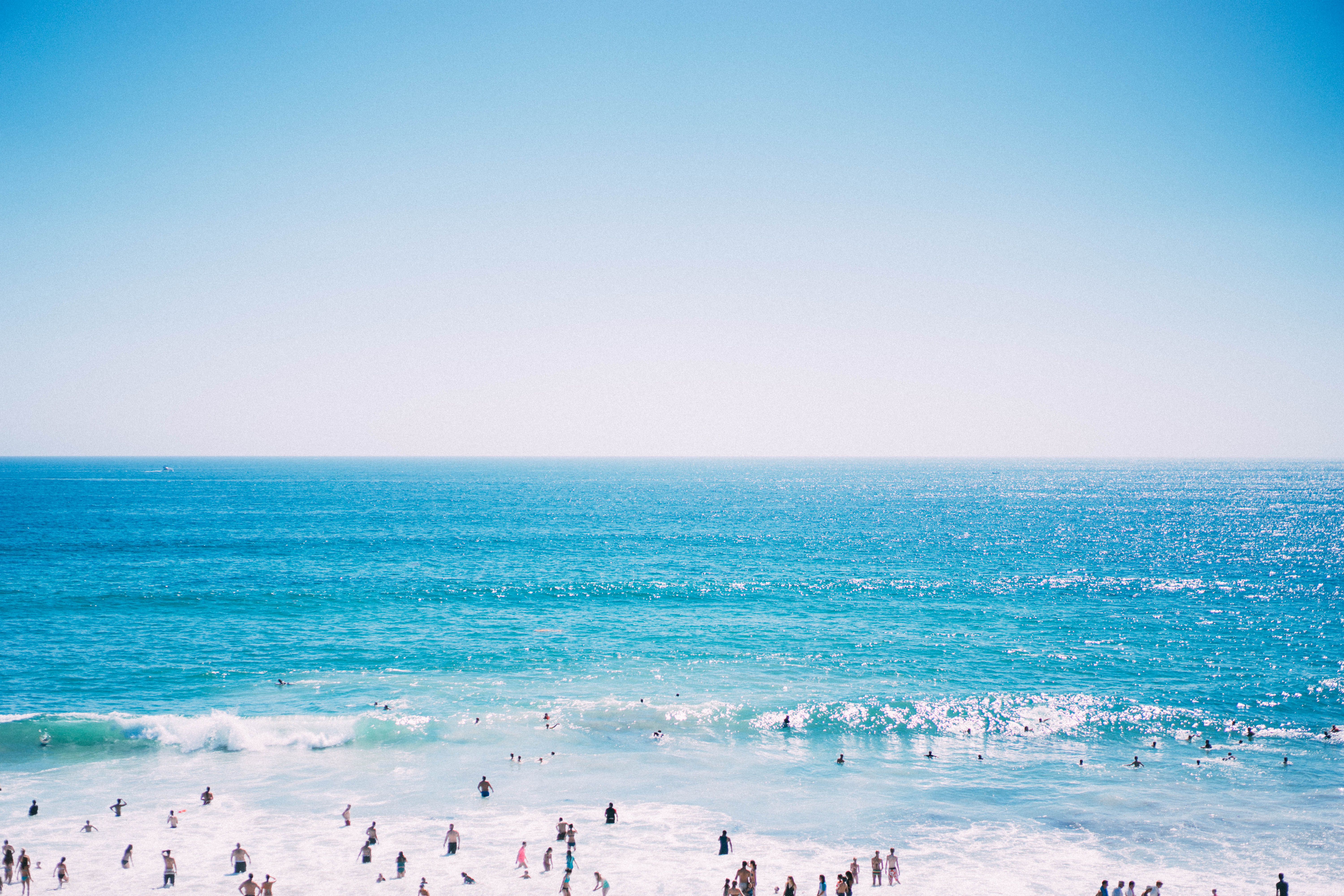 6000x4000 Summer Beach People Wallpaper