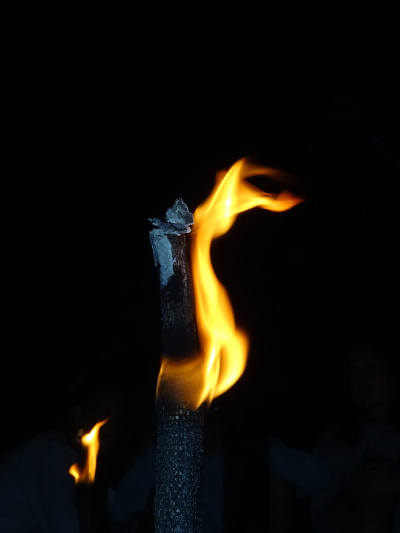 800x1067 Torch, bonfire, burning, fire, fireplace, flame, HD phone wallpaper