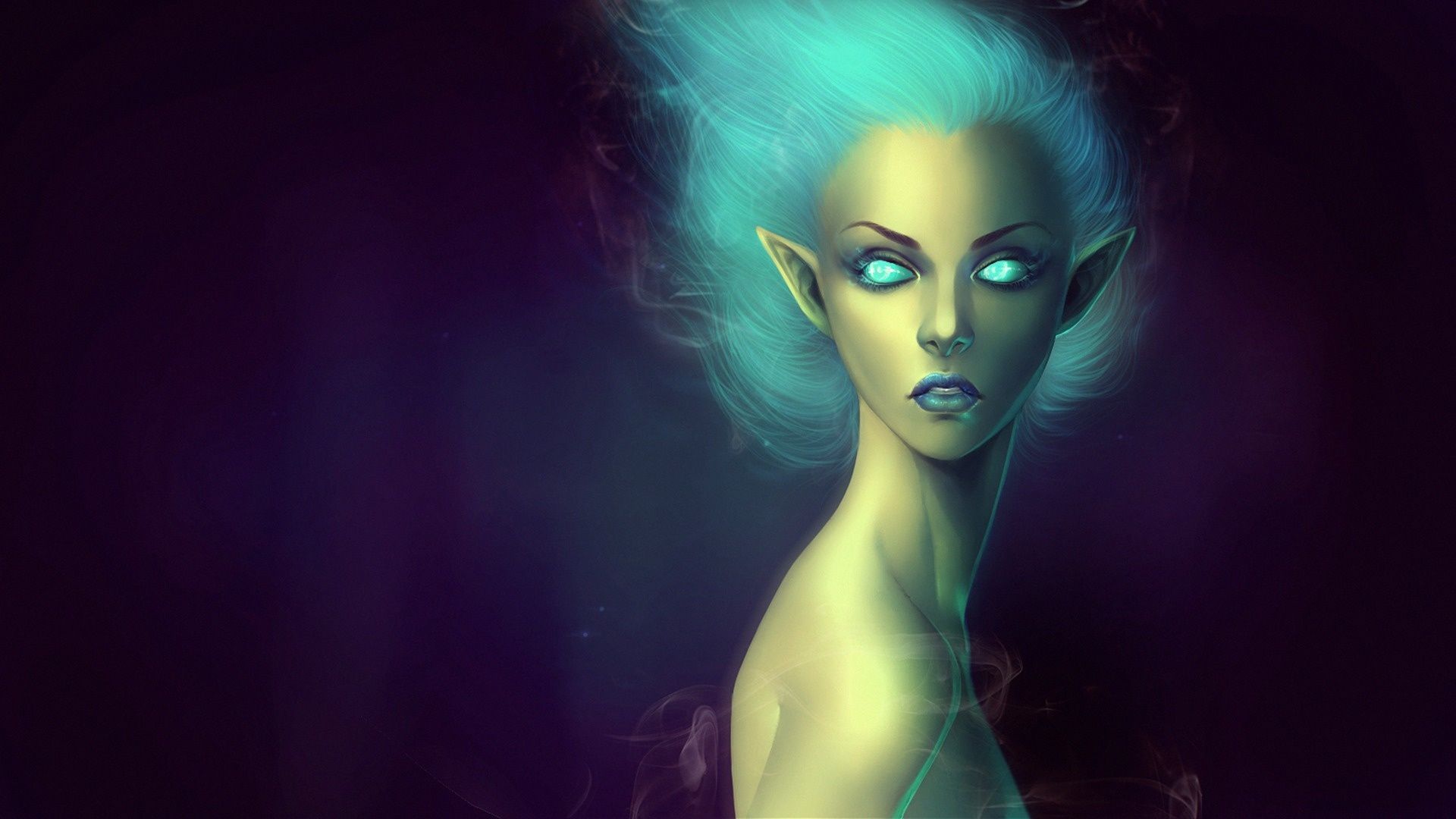 1920x1080 Wallpaper face, dota krobelus, death prophet for mobile and desktop, section игры, resolution 1920x1080