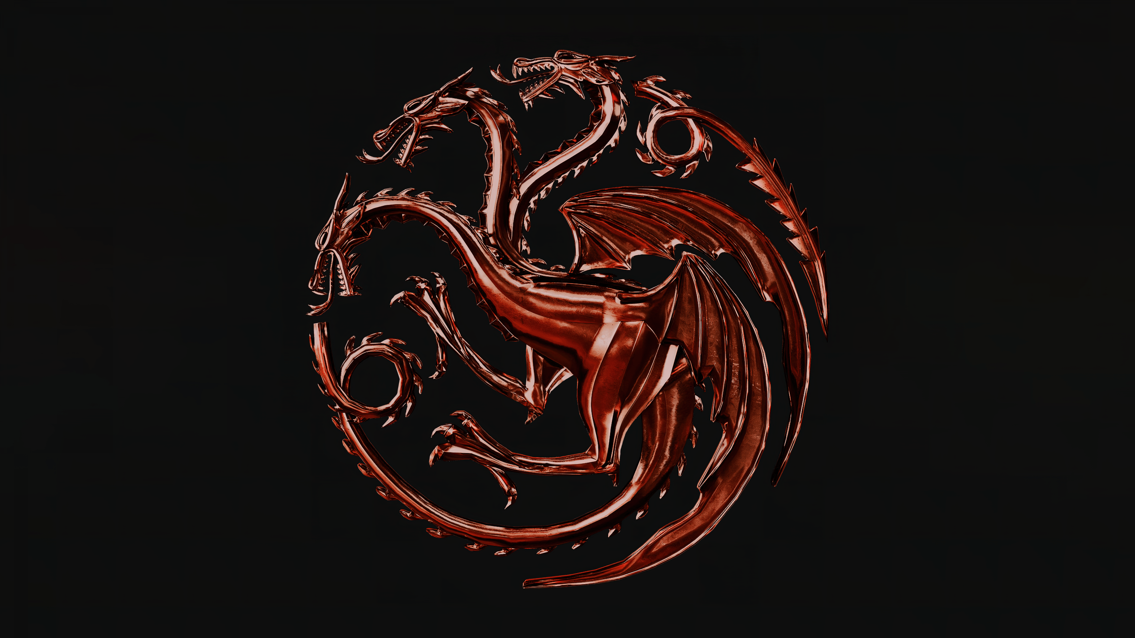 3840x2160 House of the Dragon Wallpaper 4K, HBO series, Black background