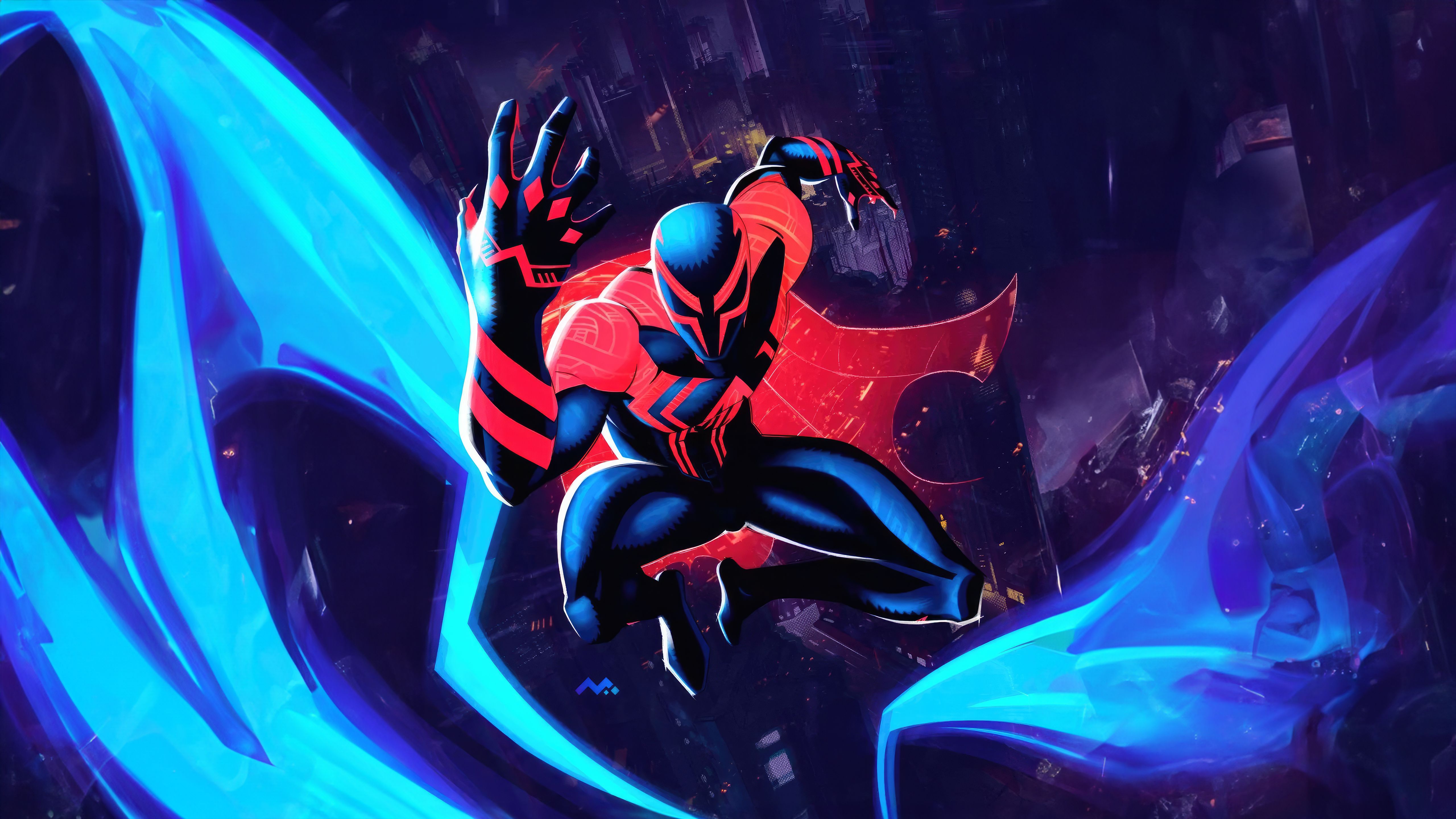 5120x2880 Spiderman 2099 Futuristic Arachnid Wallpaper, HD Superheroes Wallpaper, 4k Wallpaper, Image, Background, Photos and Picture