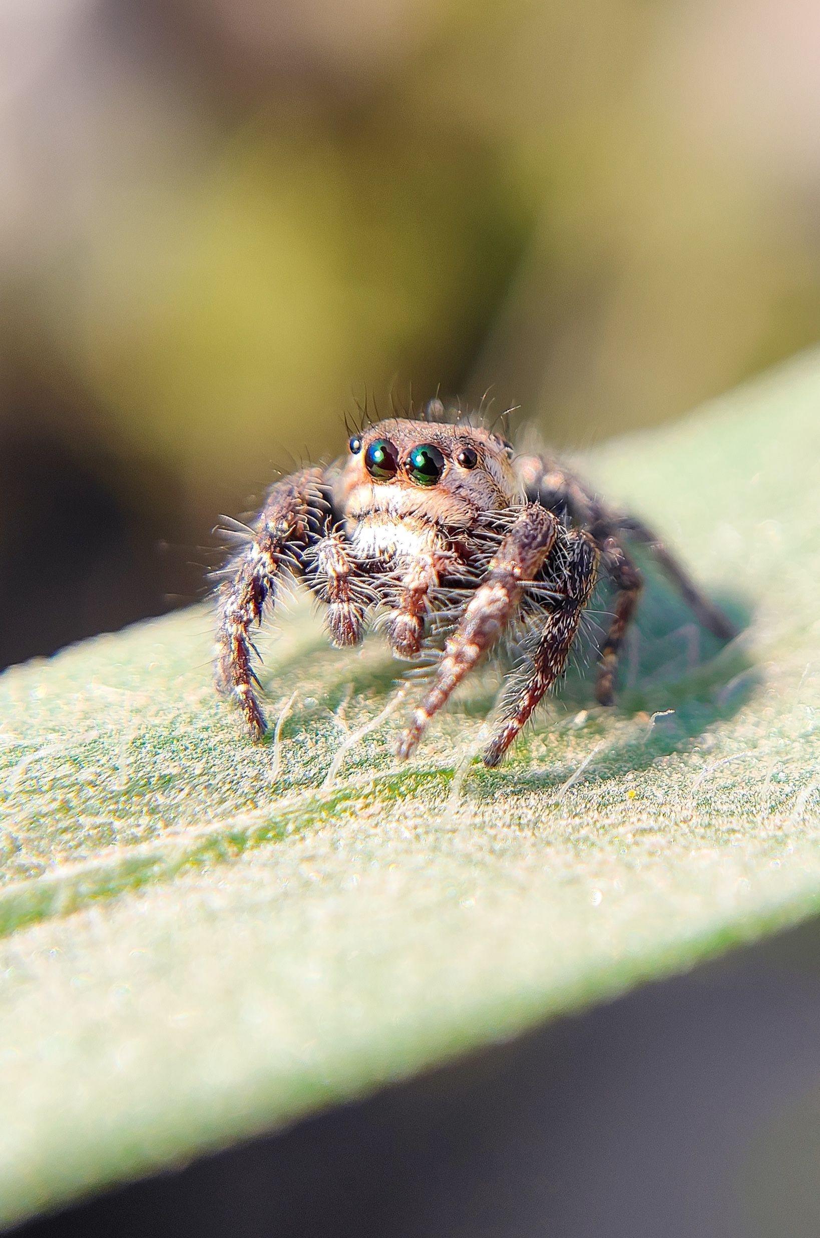 1638x2473 Macro of Spider Sitting on Green Leaf · Free