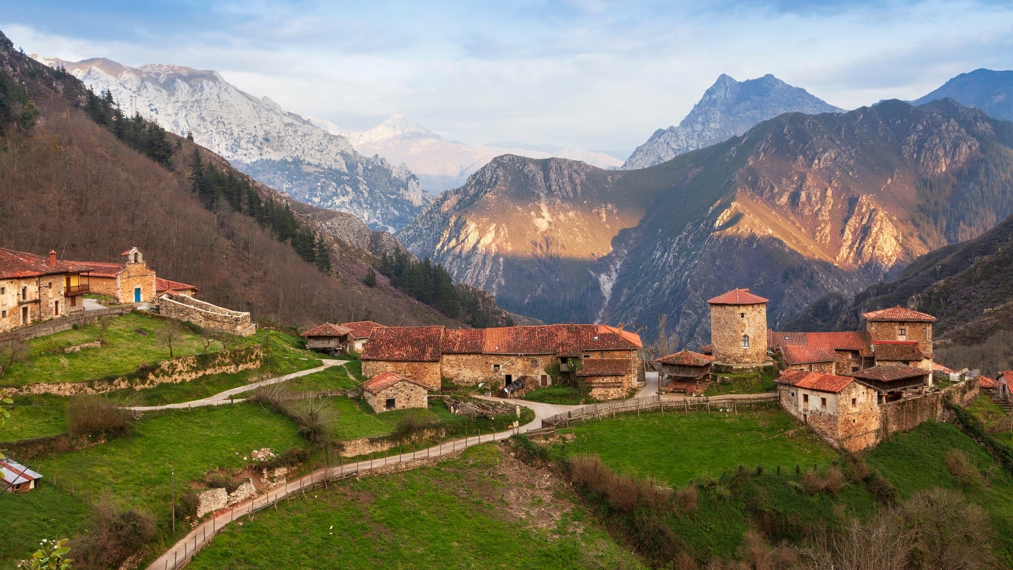 2048x1152 Spain Bandujo Village Wallpaper, HD City 4K Wallpaper, Image and Background