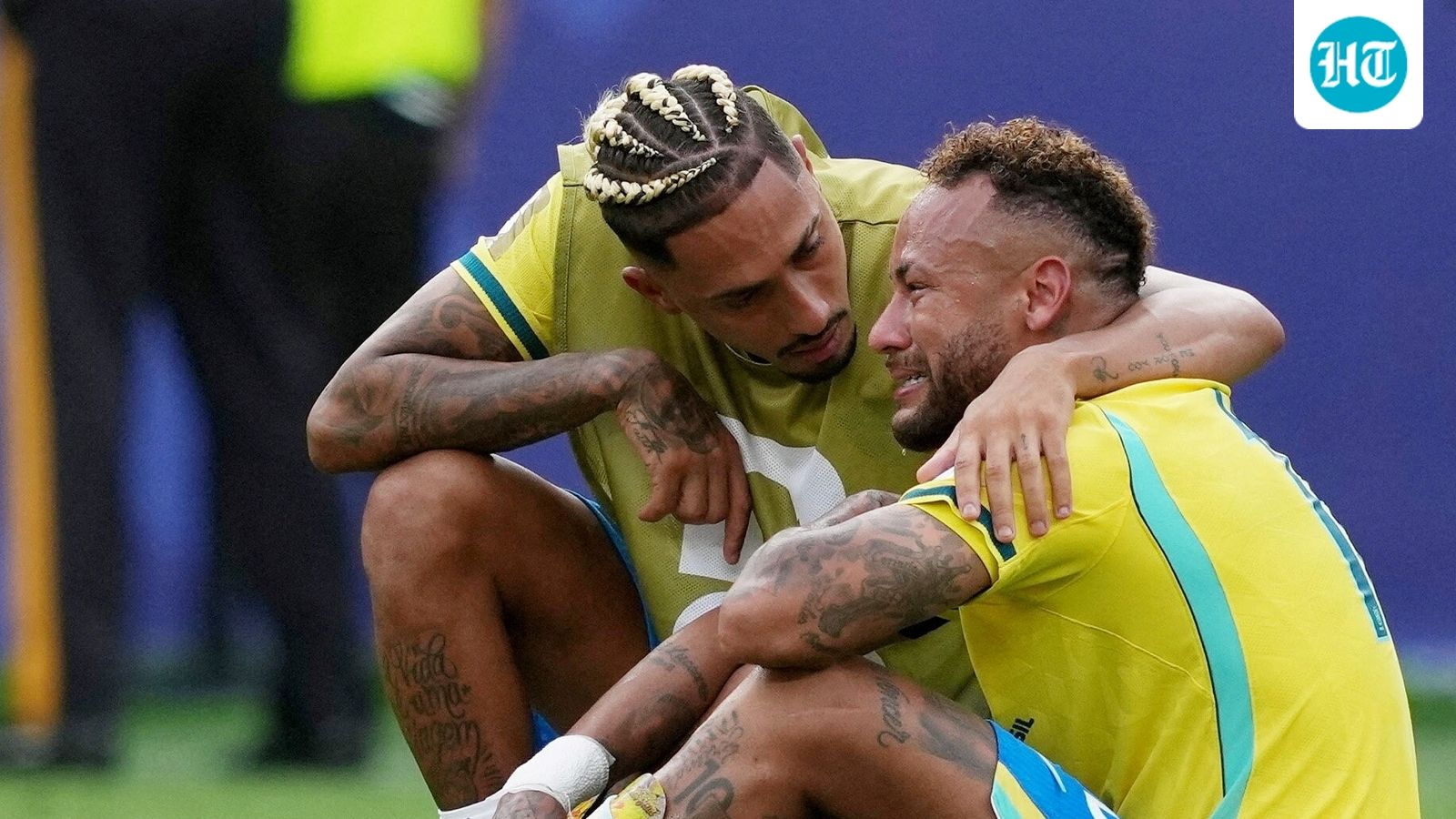 1600x900 Is Neymar Jr. retiring? Brazil star cries after Round of 16 exit vs Norway; teammates console