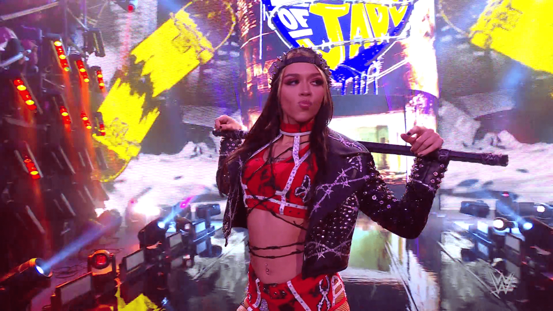 1920x1080 Team Kick Source. Dakota Kai & Tegan Nox Fansite. Cora Jade at WWE NXT New Year's Evil 2023