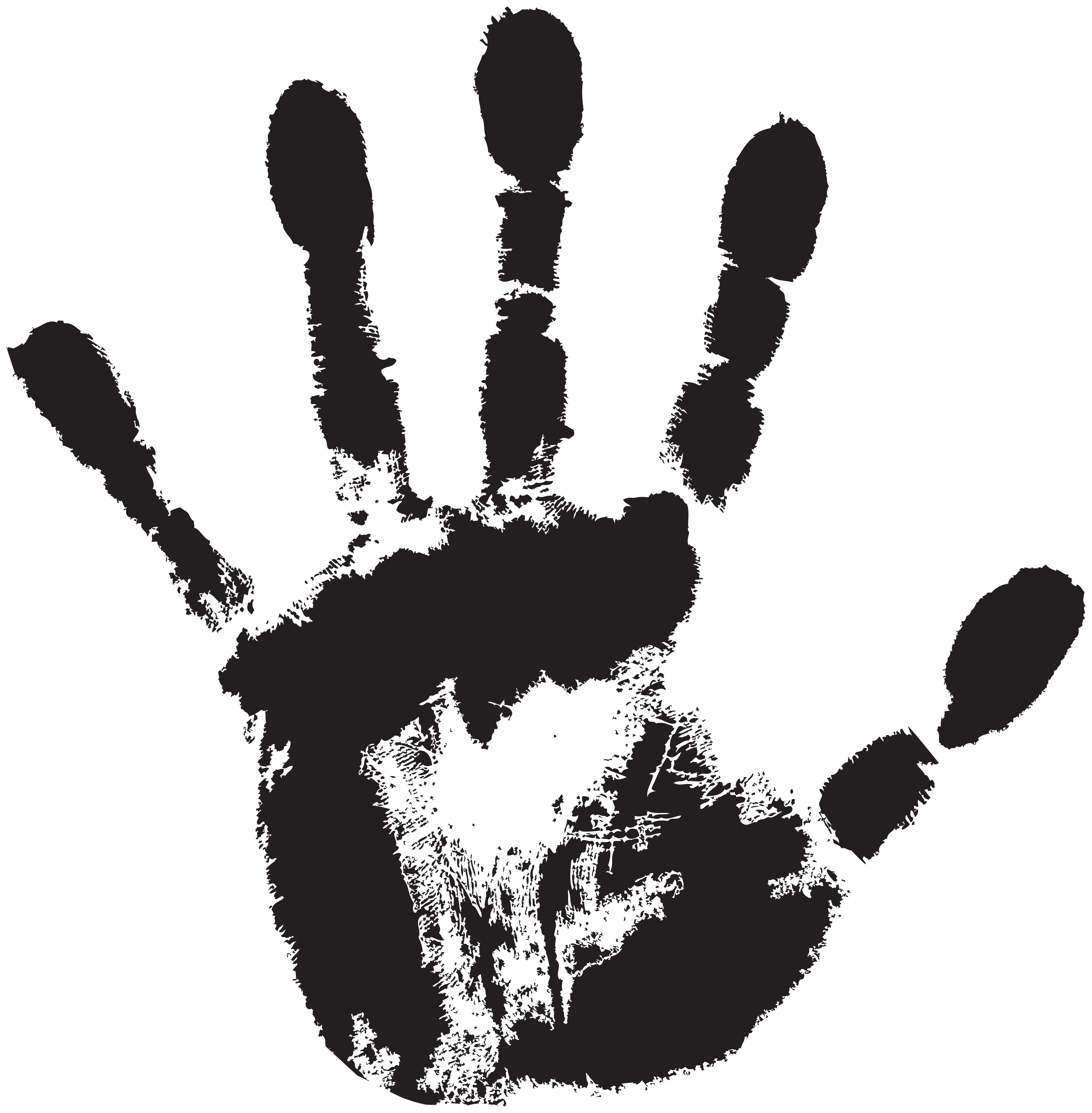 7846x8000 Handprint Transparent PNG Clip Art Image