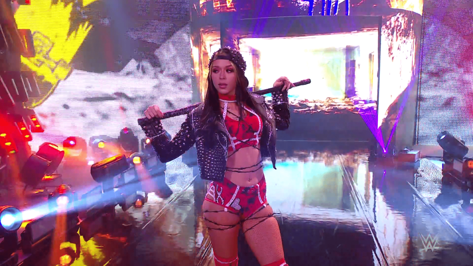 1920x1080 Team Kick Source. Dakota Kai & Tegan Nox Fansite. Cora Jade at WWE NXT New Year's Evil 2023