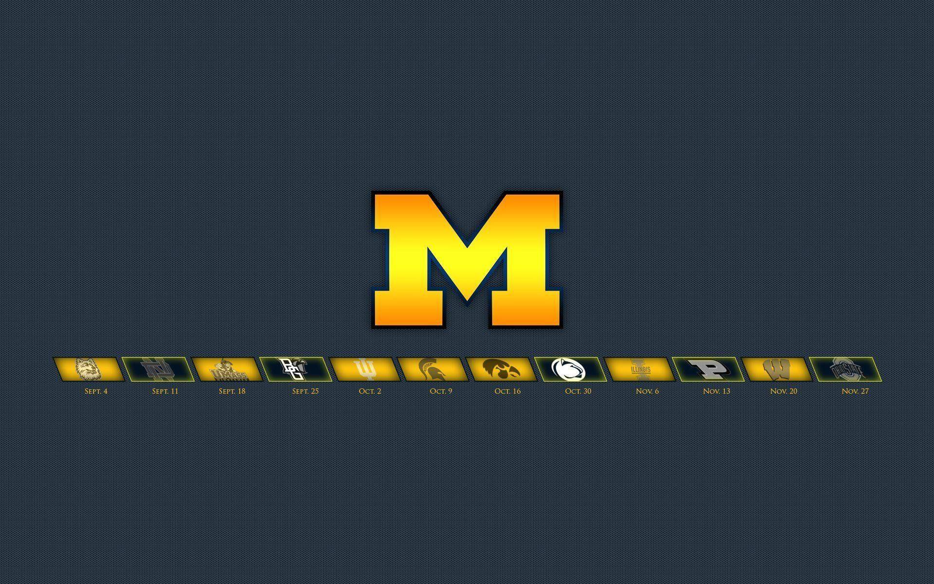 Michigan Football Background Wallpaper