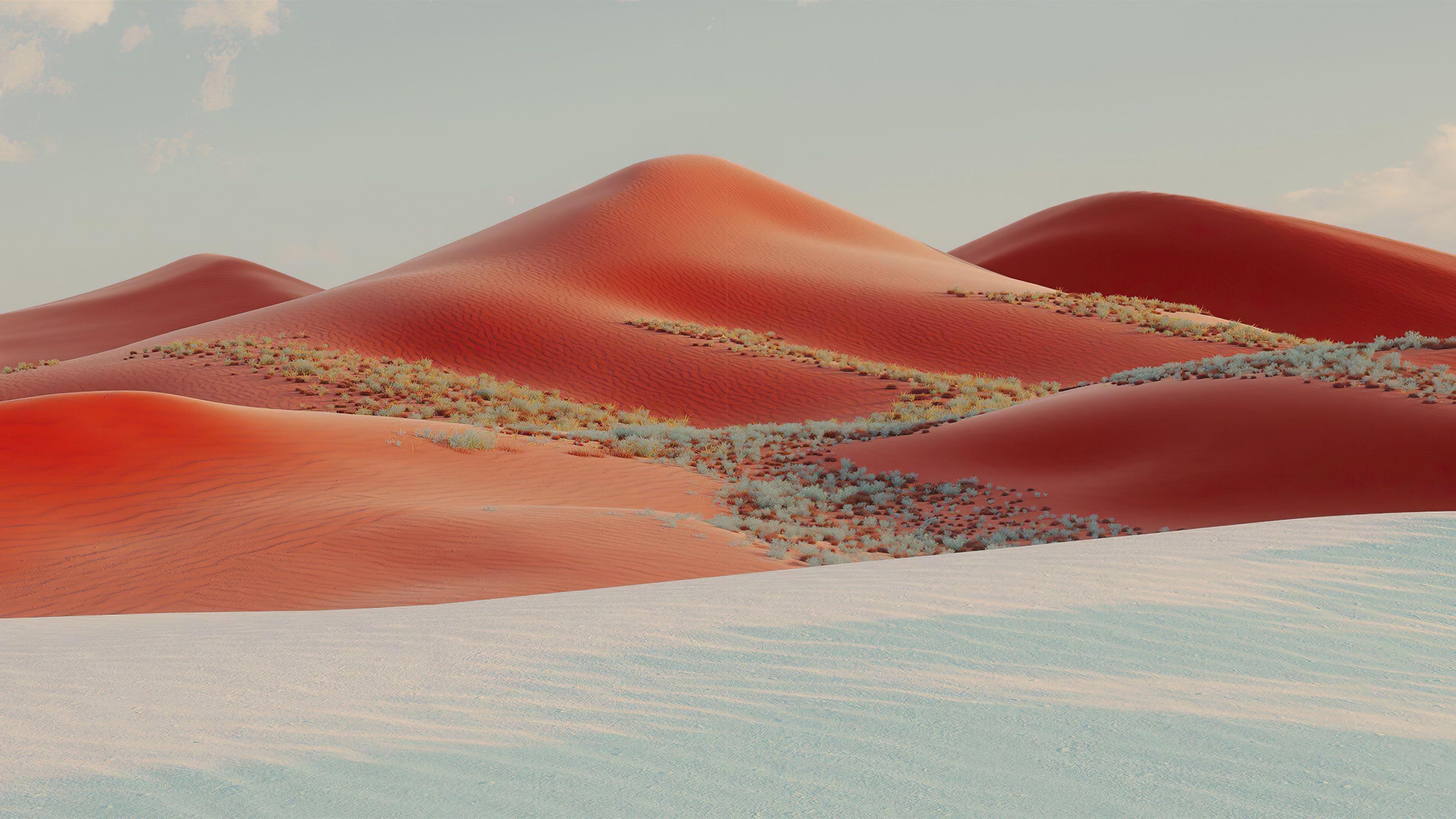 3840x2160 Sand Dunes Wallpaper 4K, Desert, Landscape, Evening