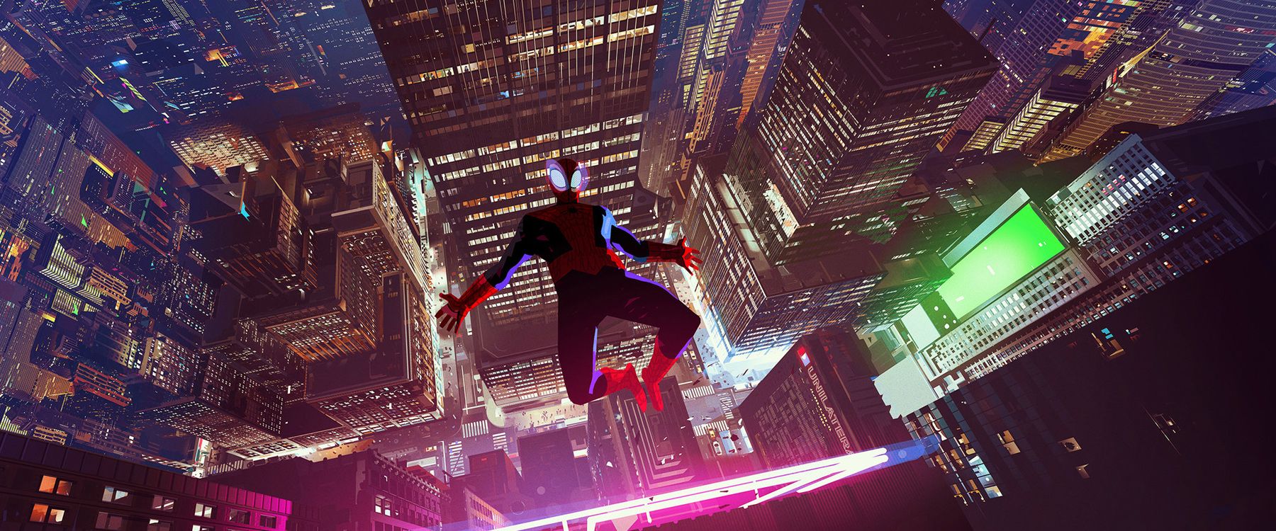 1800x750 Spider Man: Into The Spider Verse Concept Art By Alberto Mielgo. Concept Art World