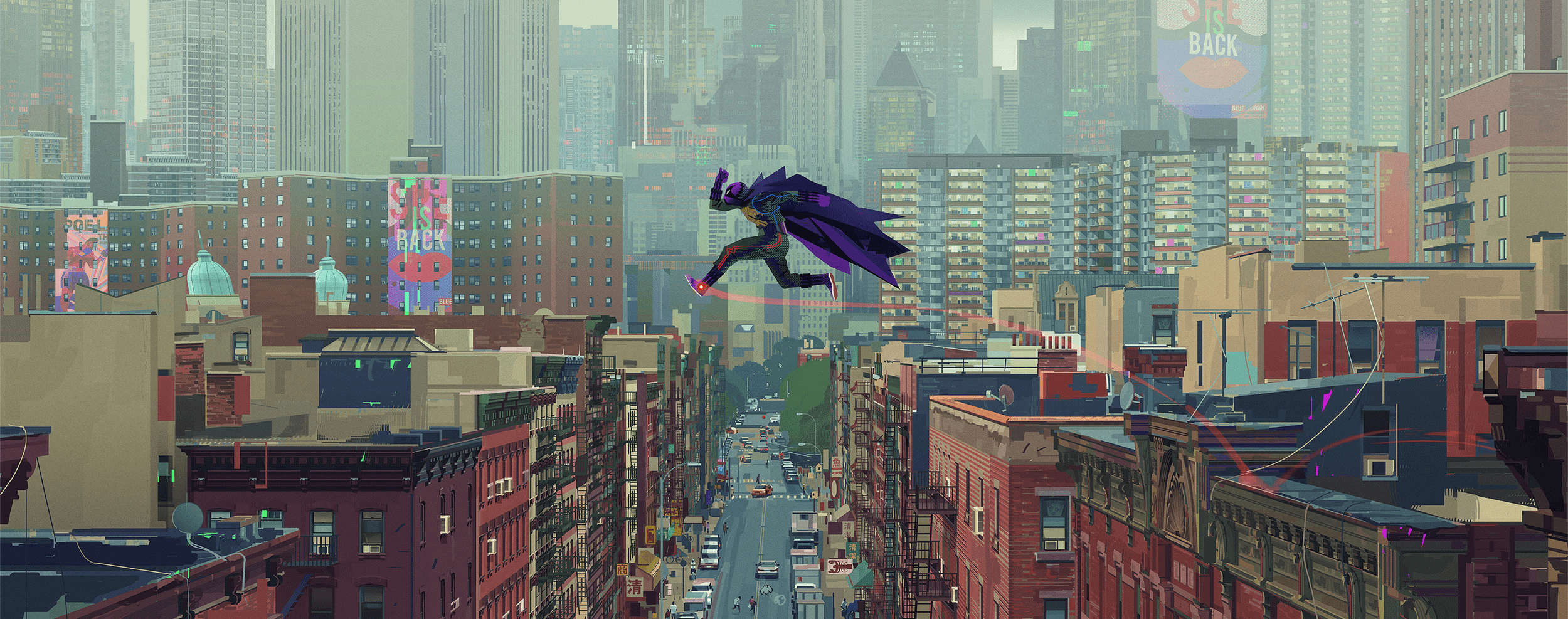 2500x987 I Indeed Love Alberto Mielgo's Work On Spider Verse Before He Was Fired. I Have Seen His Work On Love Death Robots. And What A Movie It Would Have Been If He Stayed
