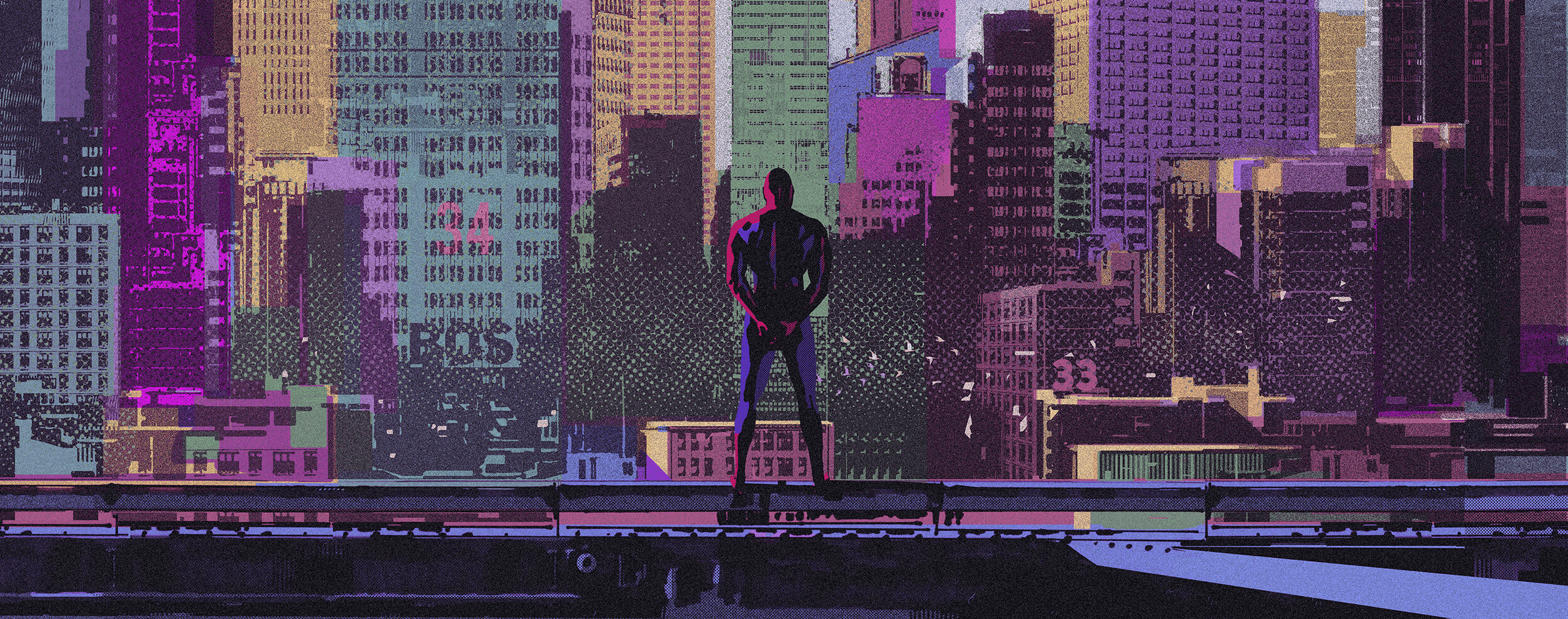 2494x985 I Indeed Love Alberto Mielgo's Work On Spider Verse Before He Was Fired. I Have Seen His Work On Love Death Robots. And What A Movie It Would Have Been If He Stayed