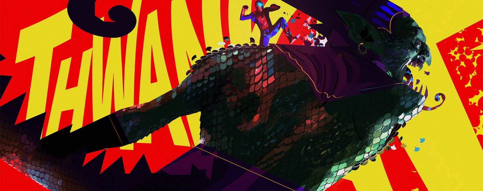 1600x632 Spider Man: Into The Spider Verse Concept Art By Alberto Mielgo. Concept Art World