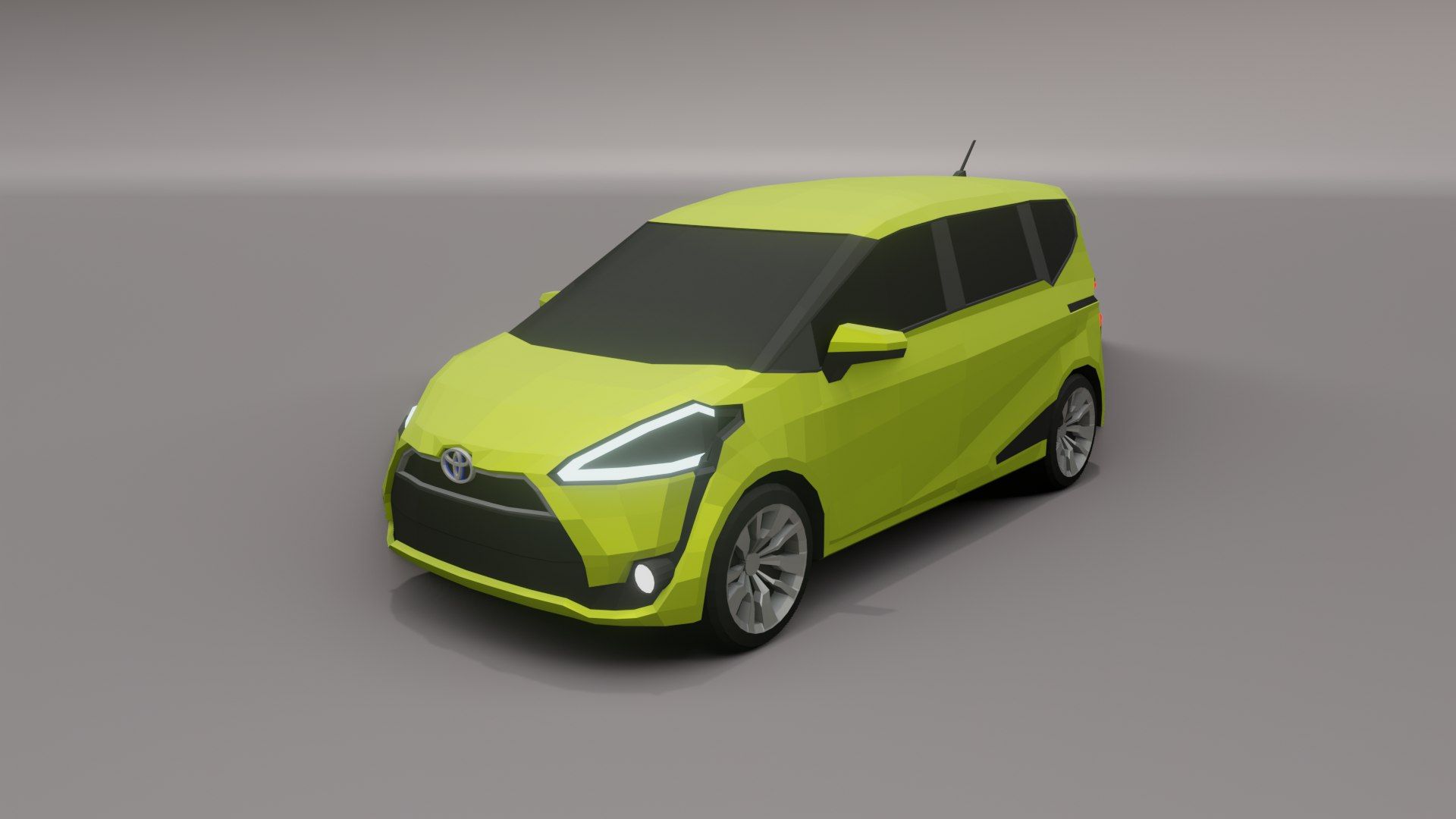1920x1080 Toyota Sienta 3D Model