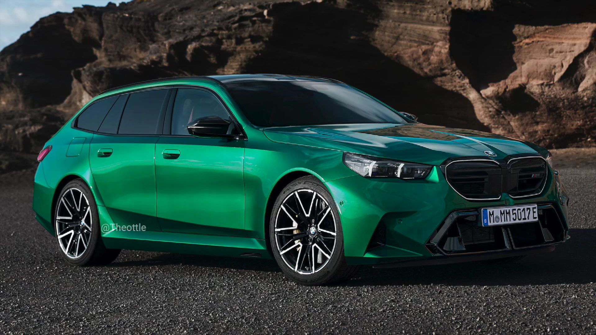 1920x1080 BMW M5 Touring Masterfully Rendered, 717 HP Sports Wagon Coming Late 2024