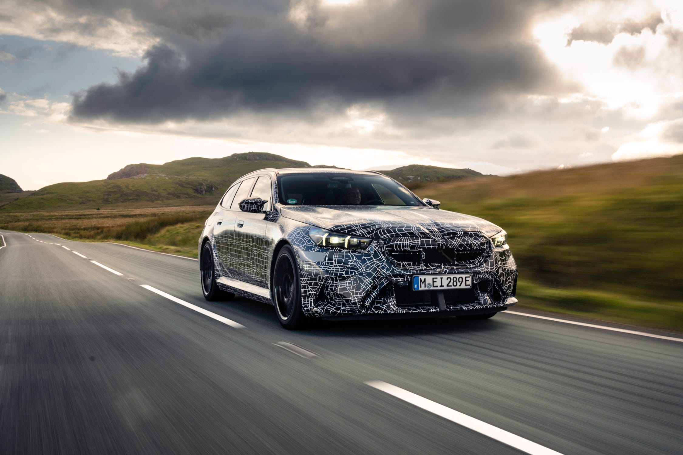 2250x1500 View Photo of the 2025 BMW M5 Touring Prototype