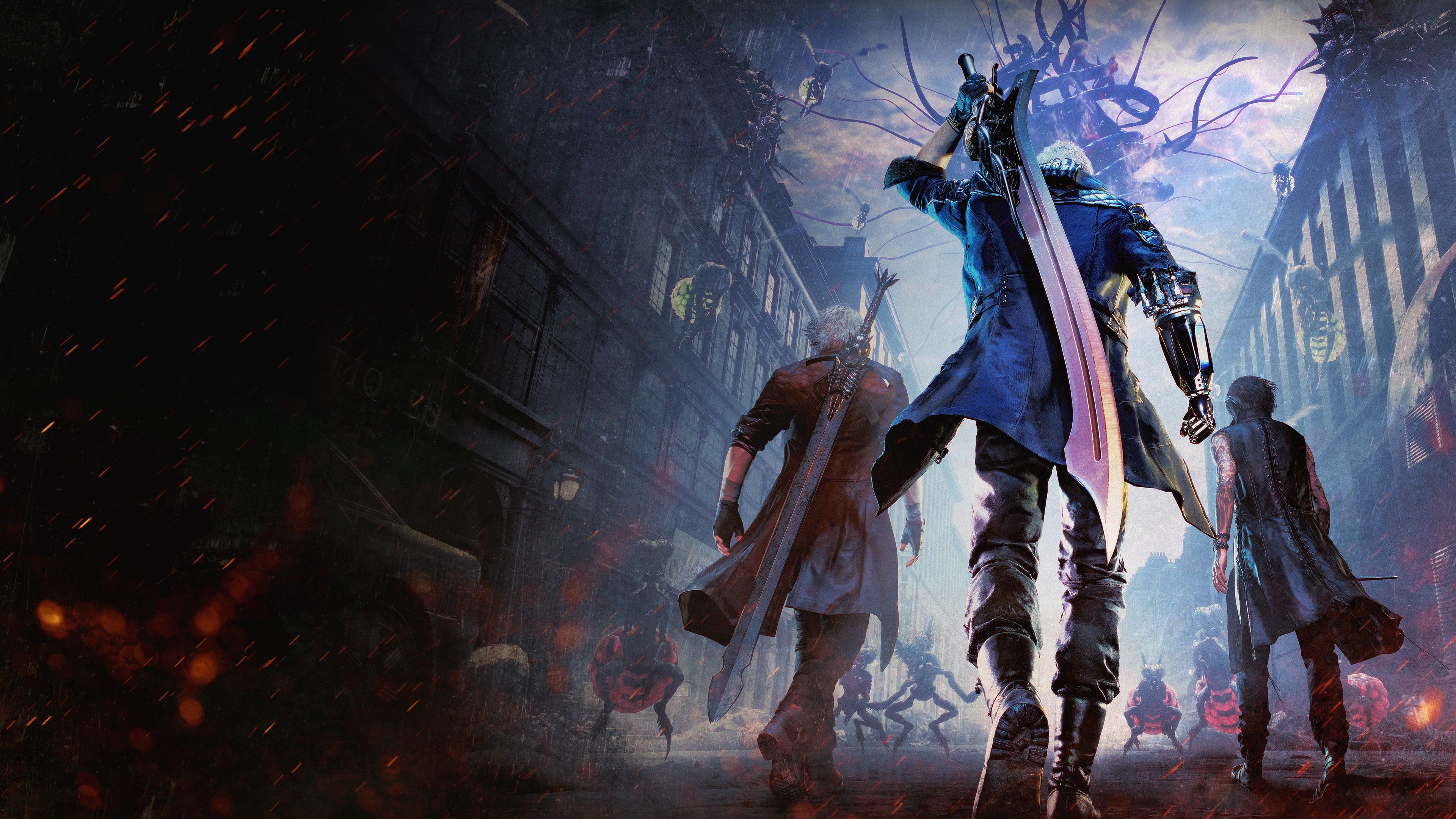 3840x2160 Devil May Cry 5 Wallpaper 4K, Official, Nero, Dante